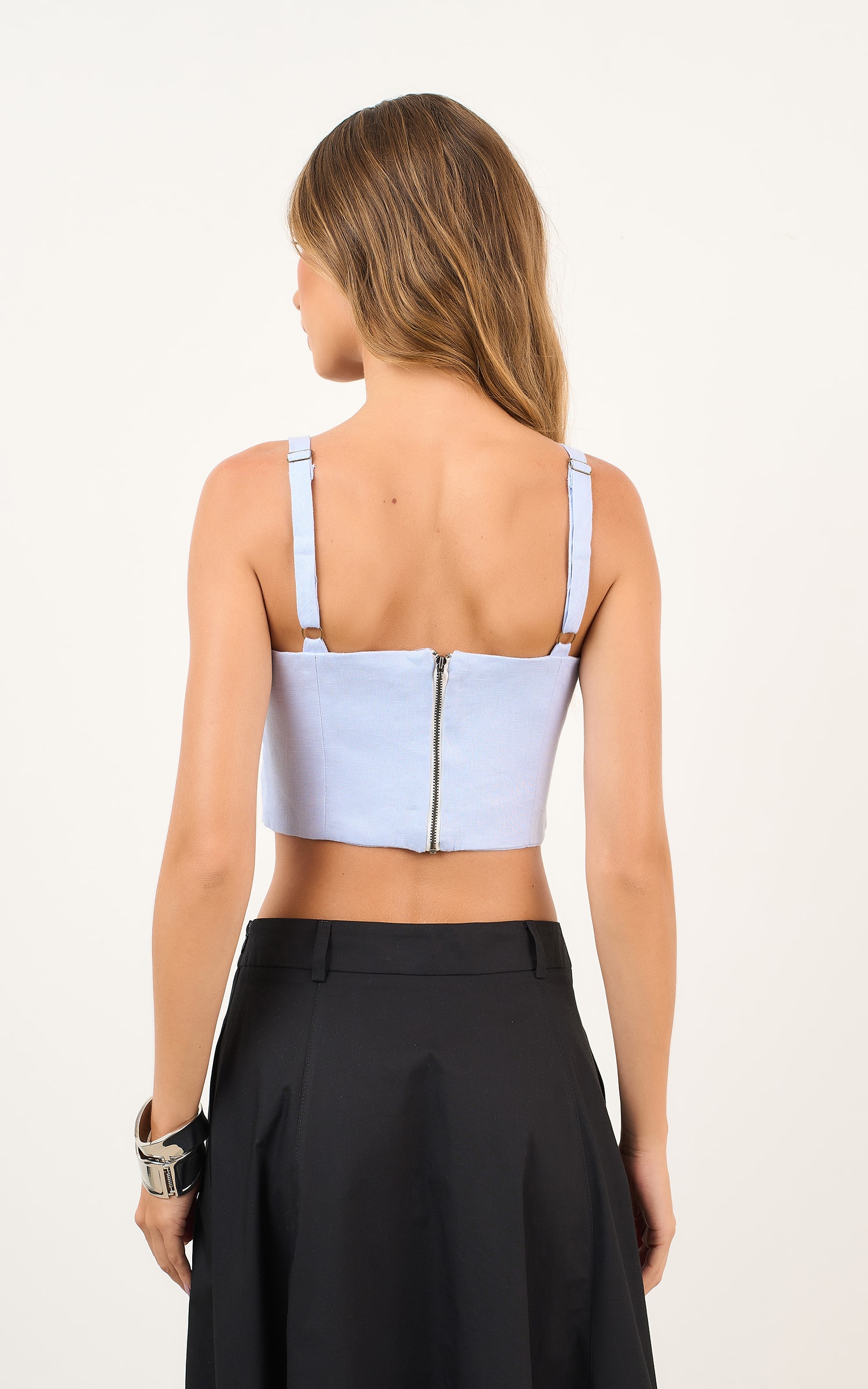 Cropped Linho Mam Nuvem