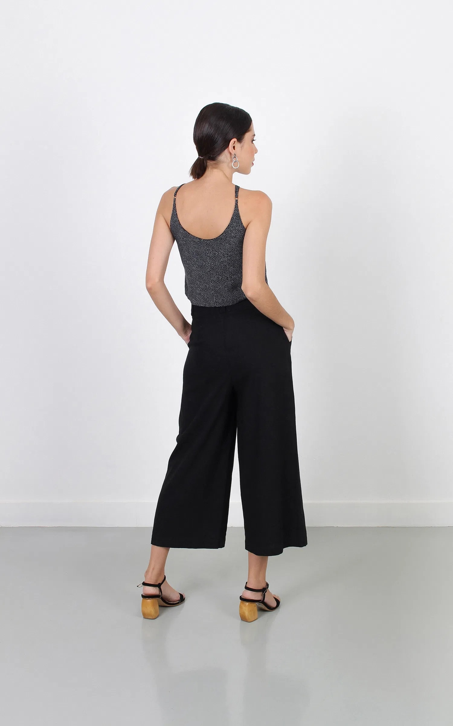 Cropped Mini Poá Estampa