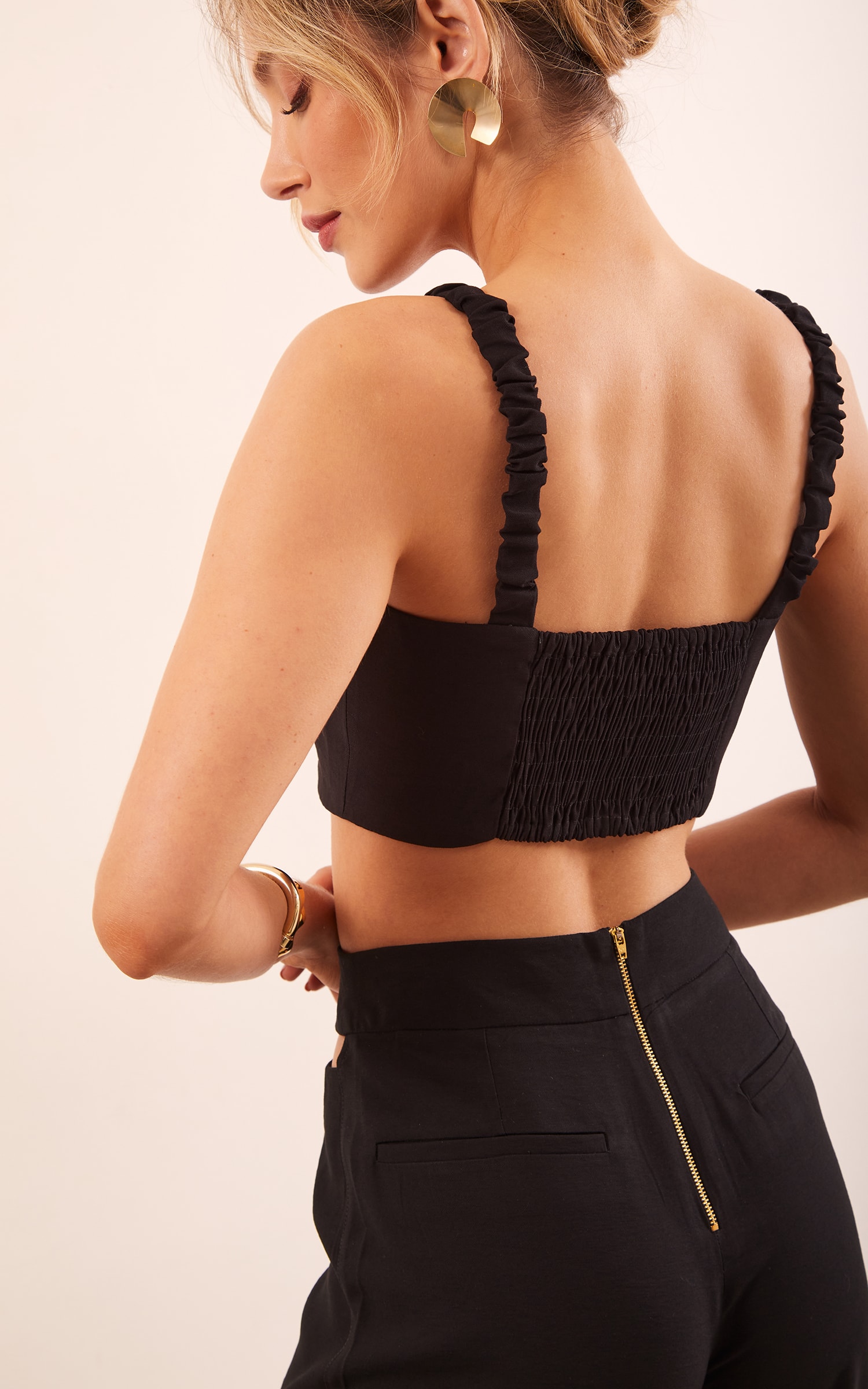 Cropped Moove Preto