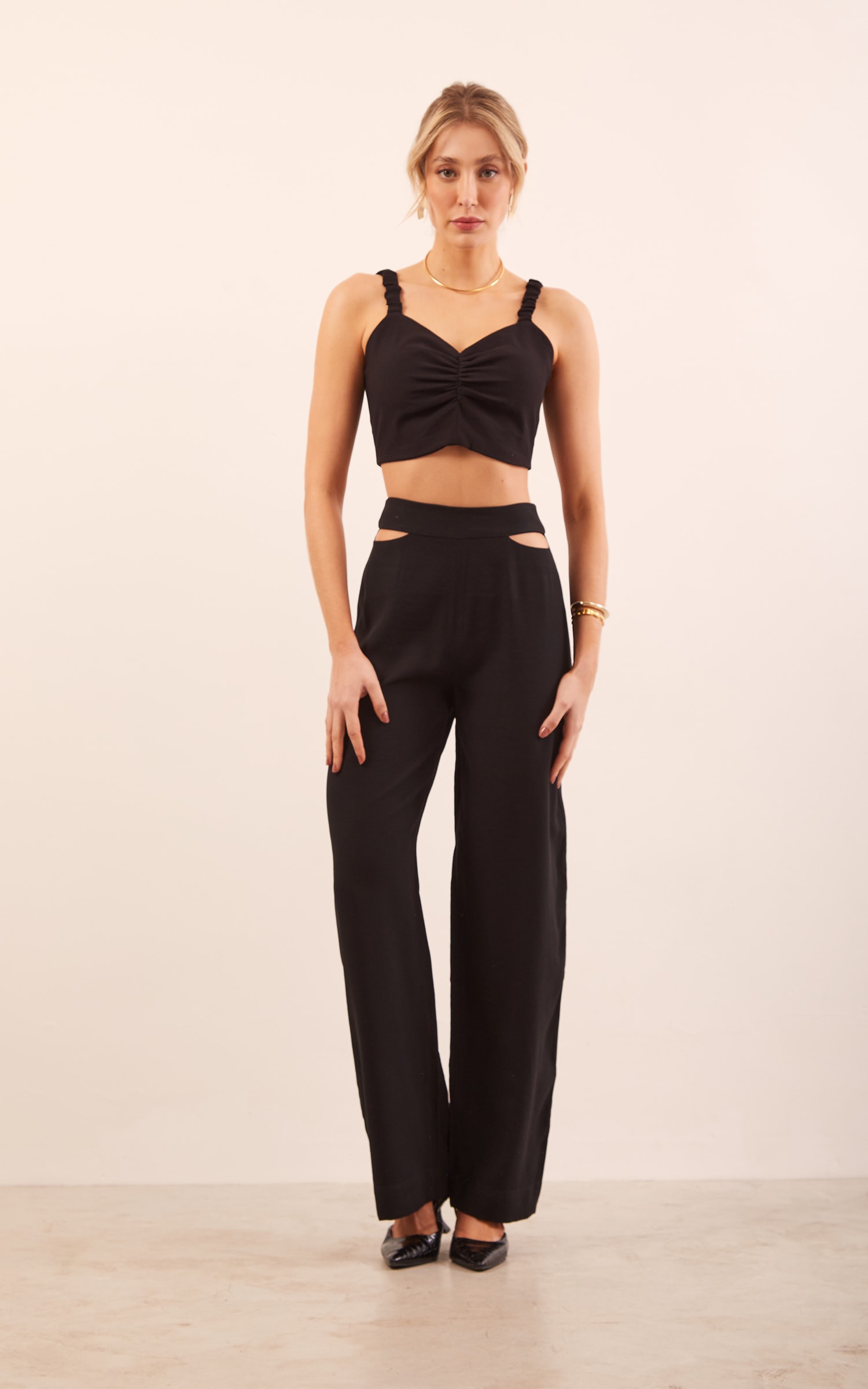 Cropped Moove Preto