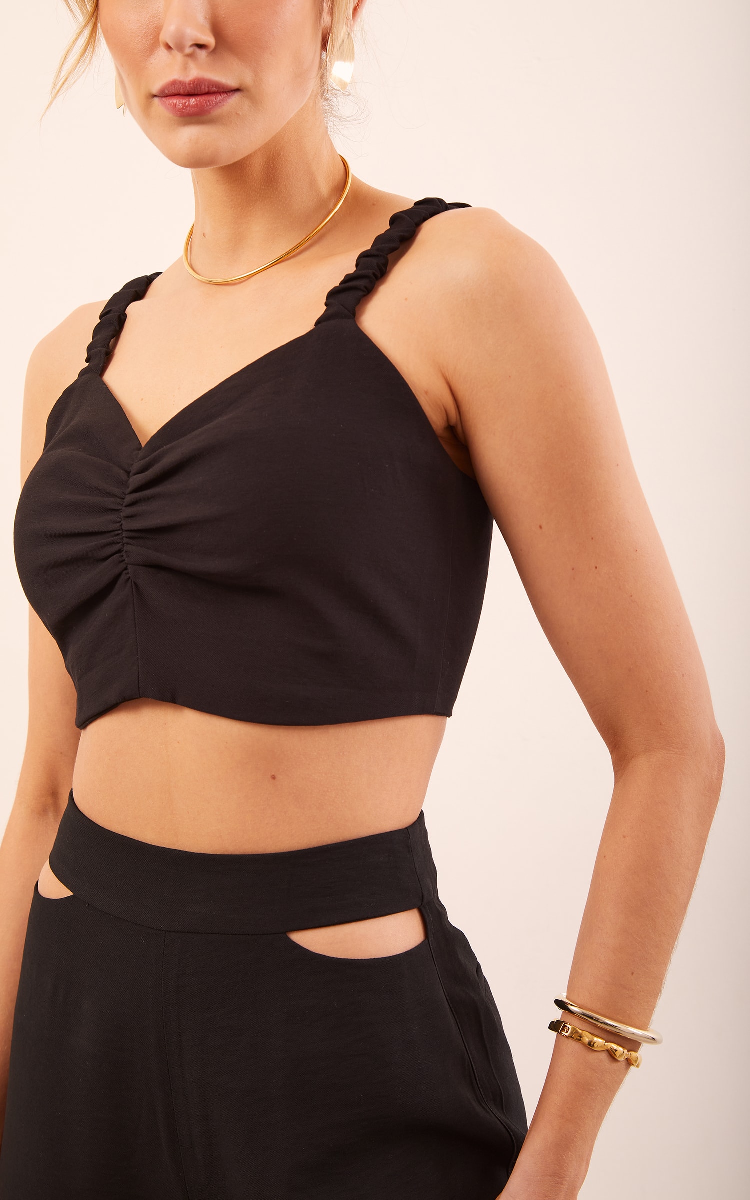 Cropped Moove Preto
