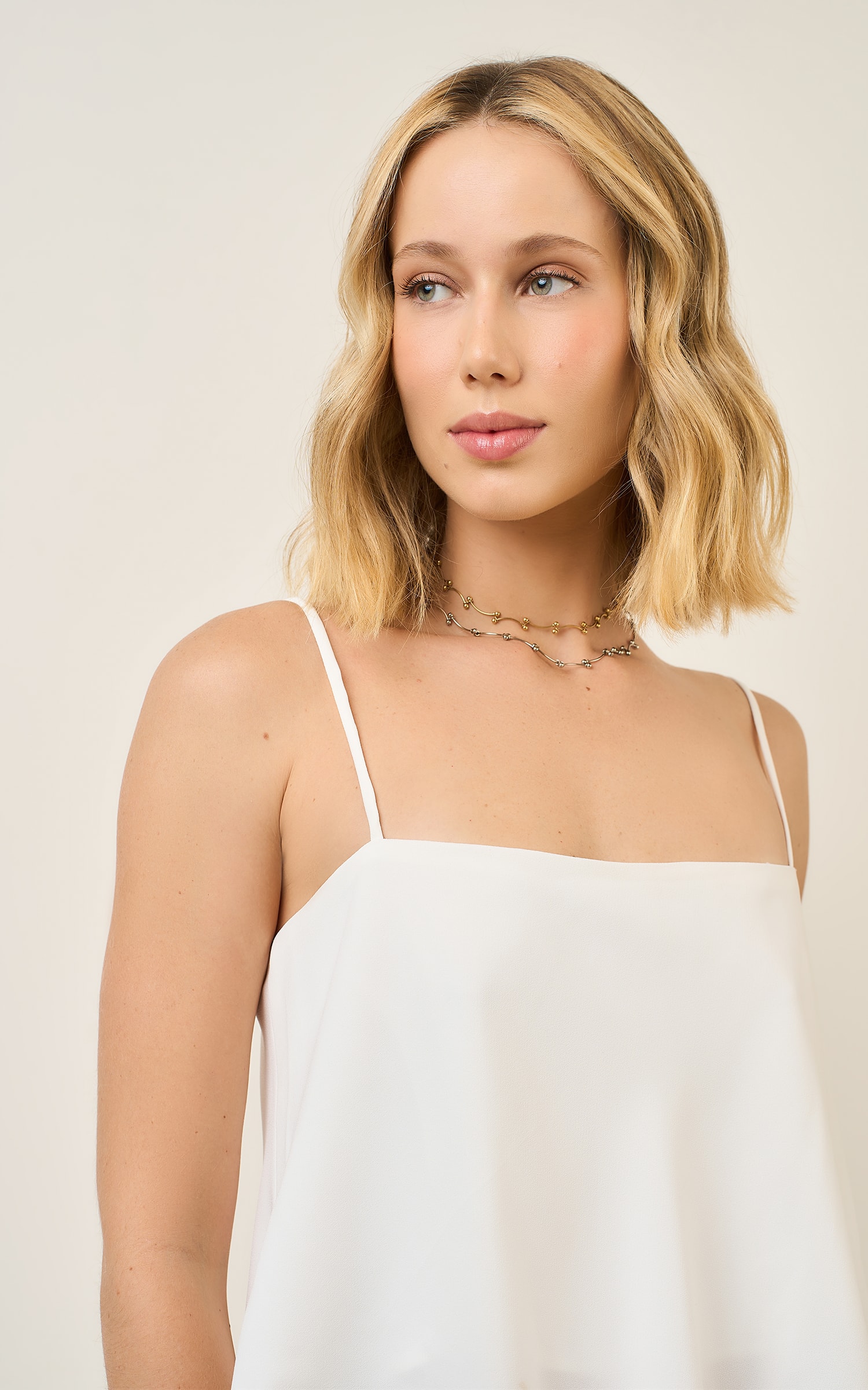 Cropped Mountain Alca Fina Off White