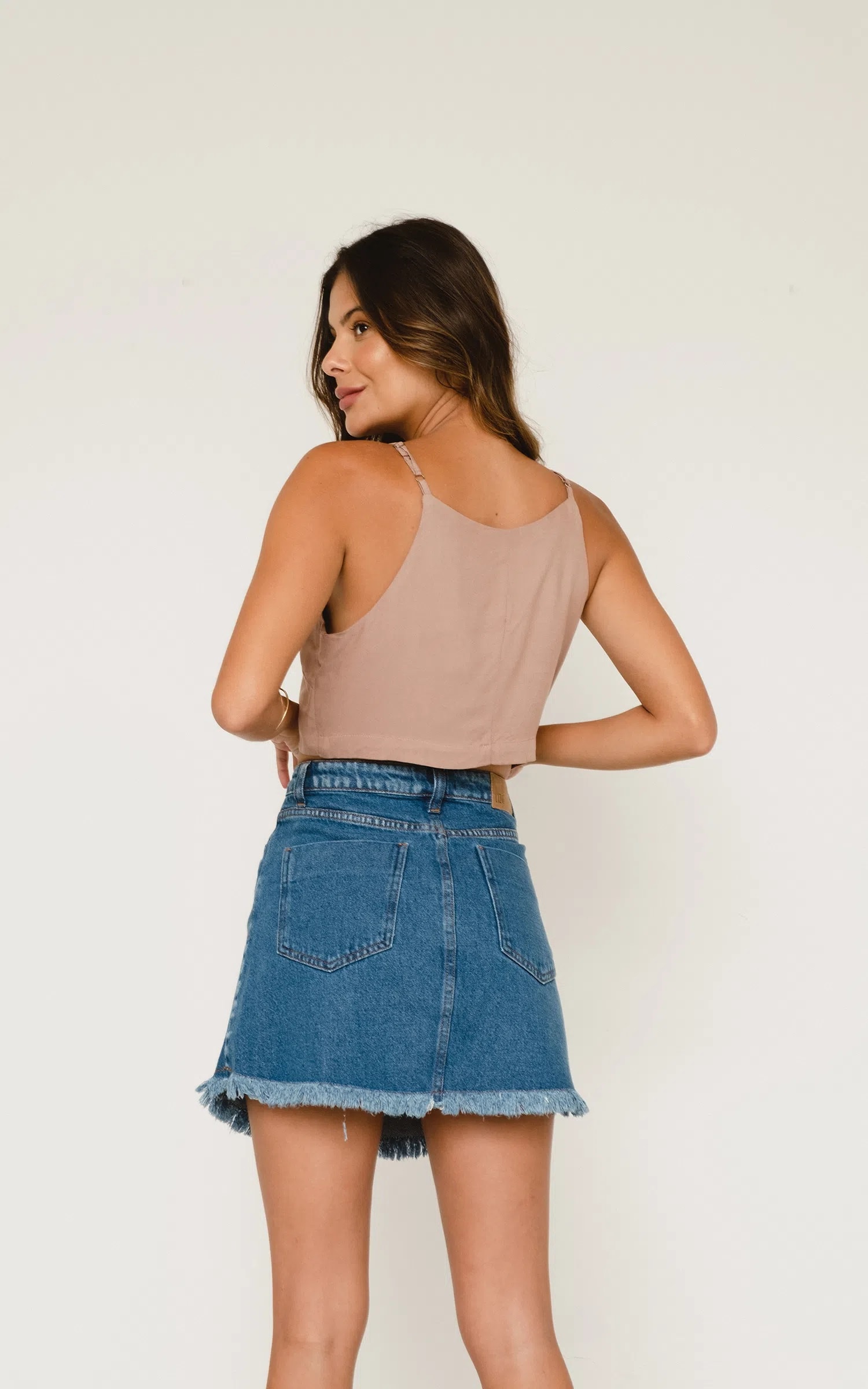 Cropped Nó Cool Kaki