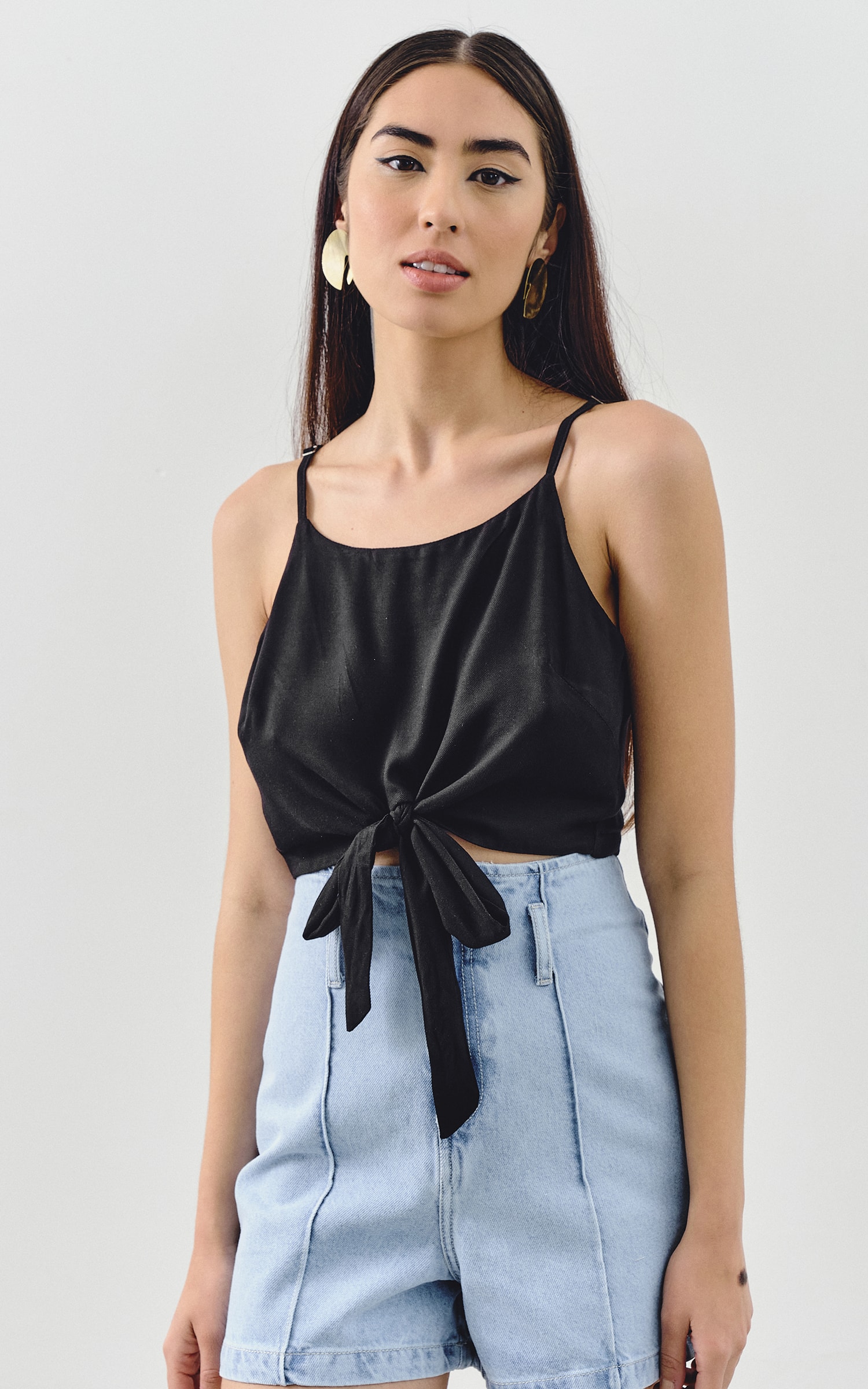 Cropped Nó Cool Preto