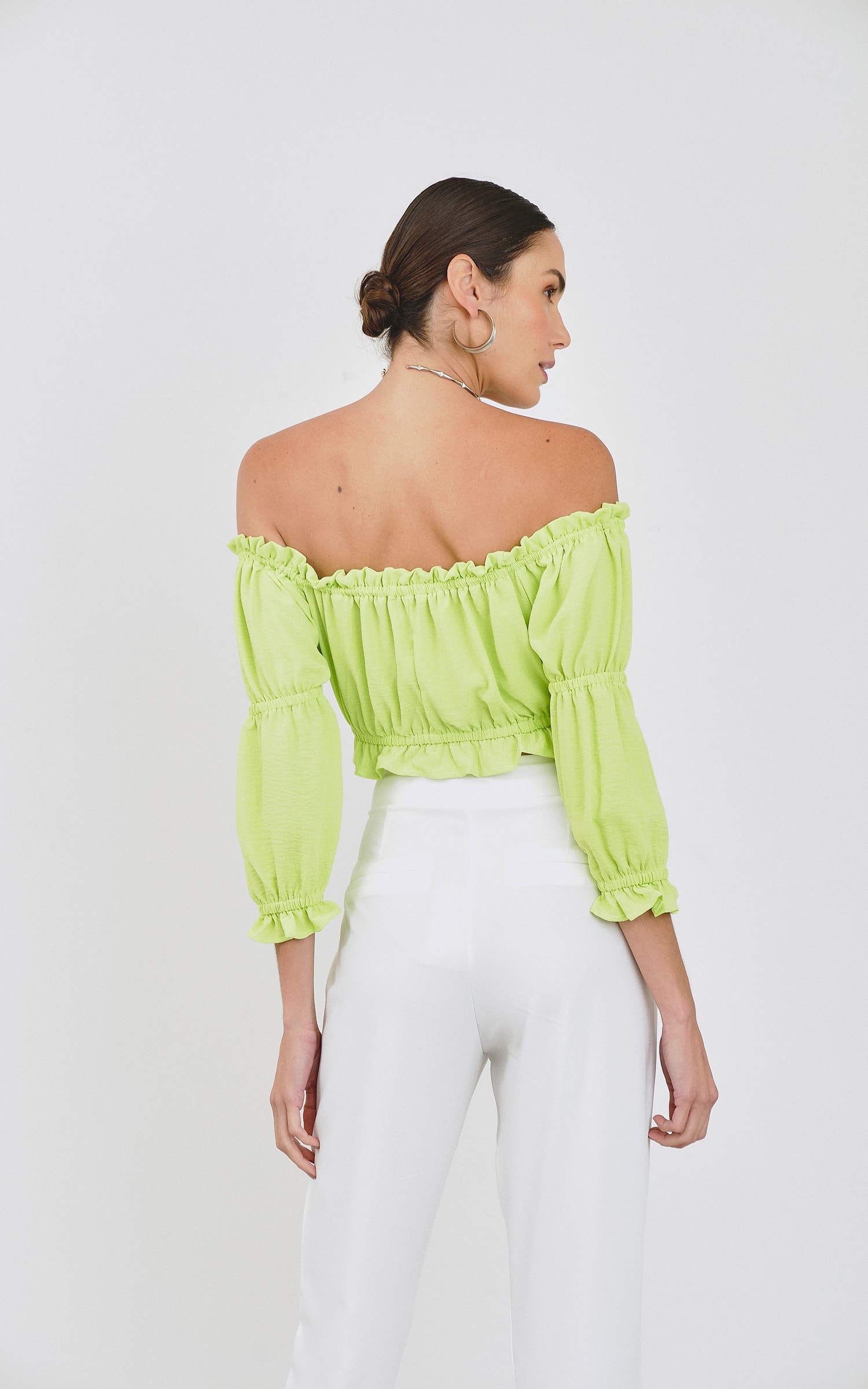 Cropped Nordeste Neon Lima