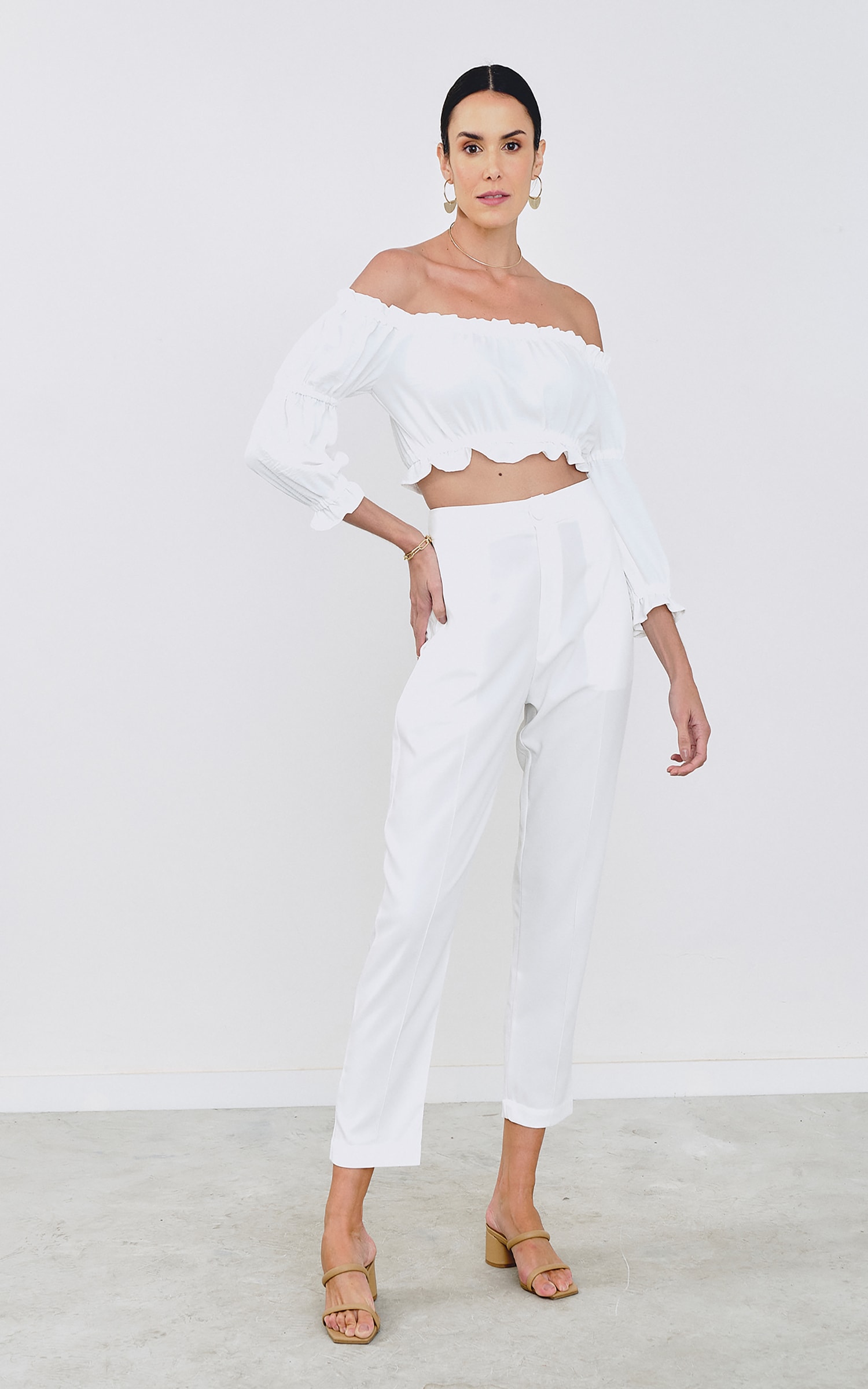 Cropped Nordeste Neon Off White