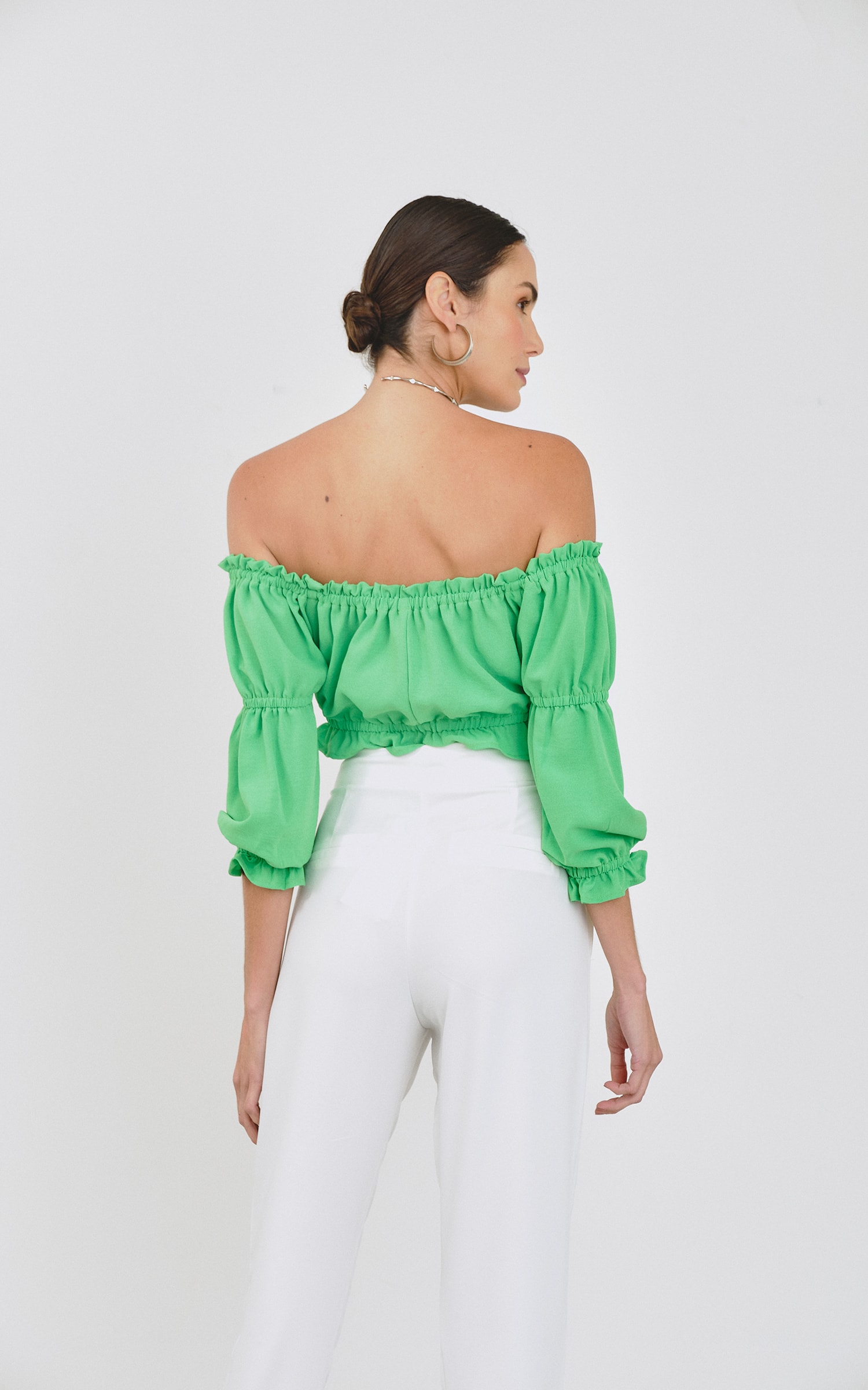 Cropped Nordeste Neon Verde