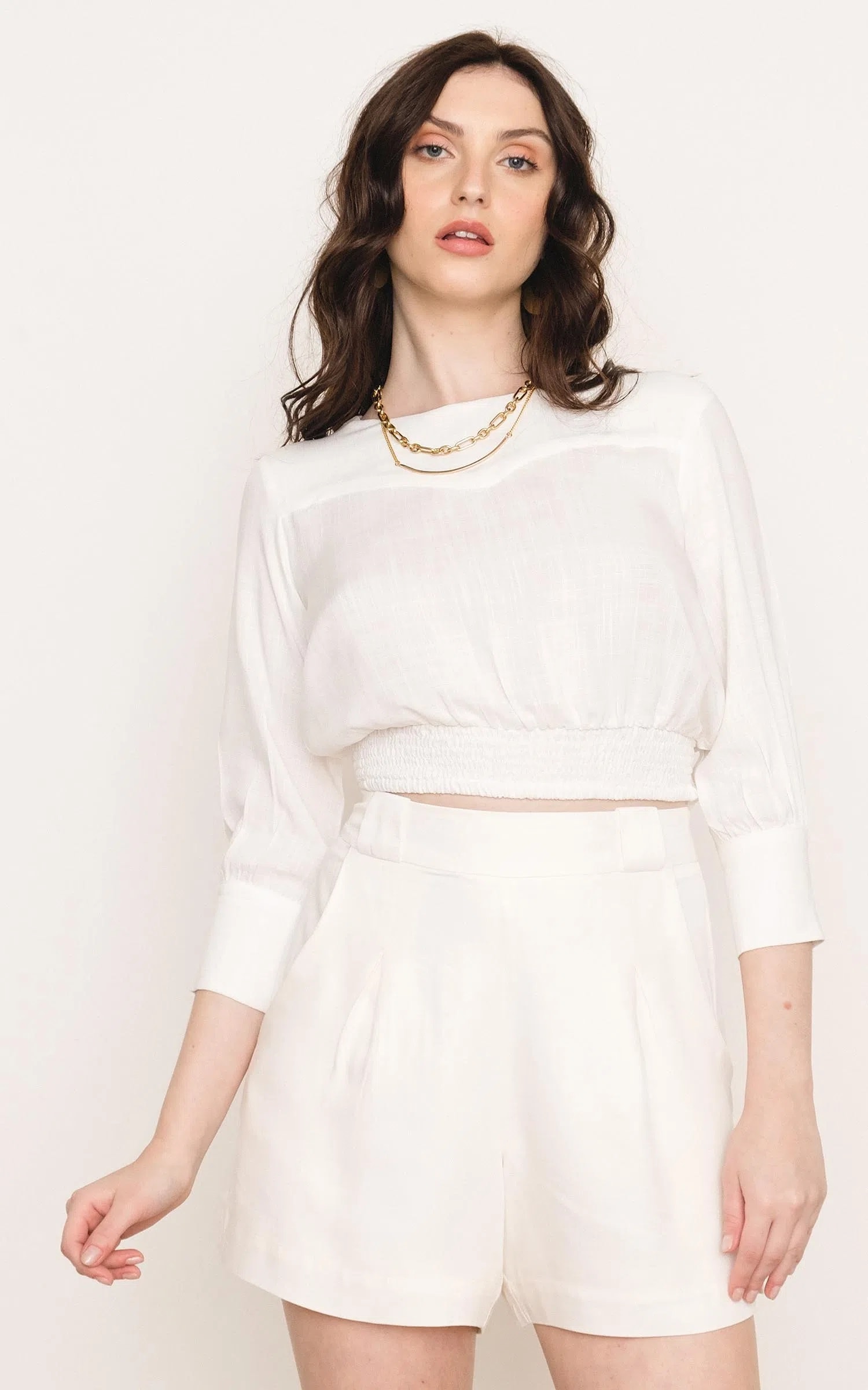 Cropped Organic Off White