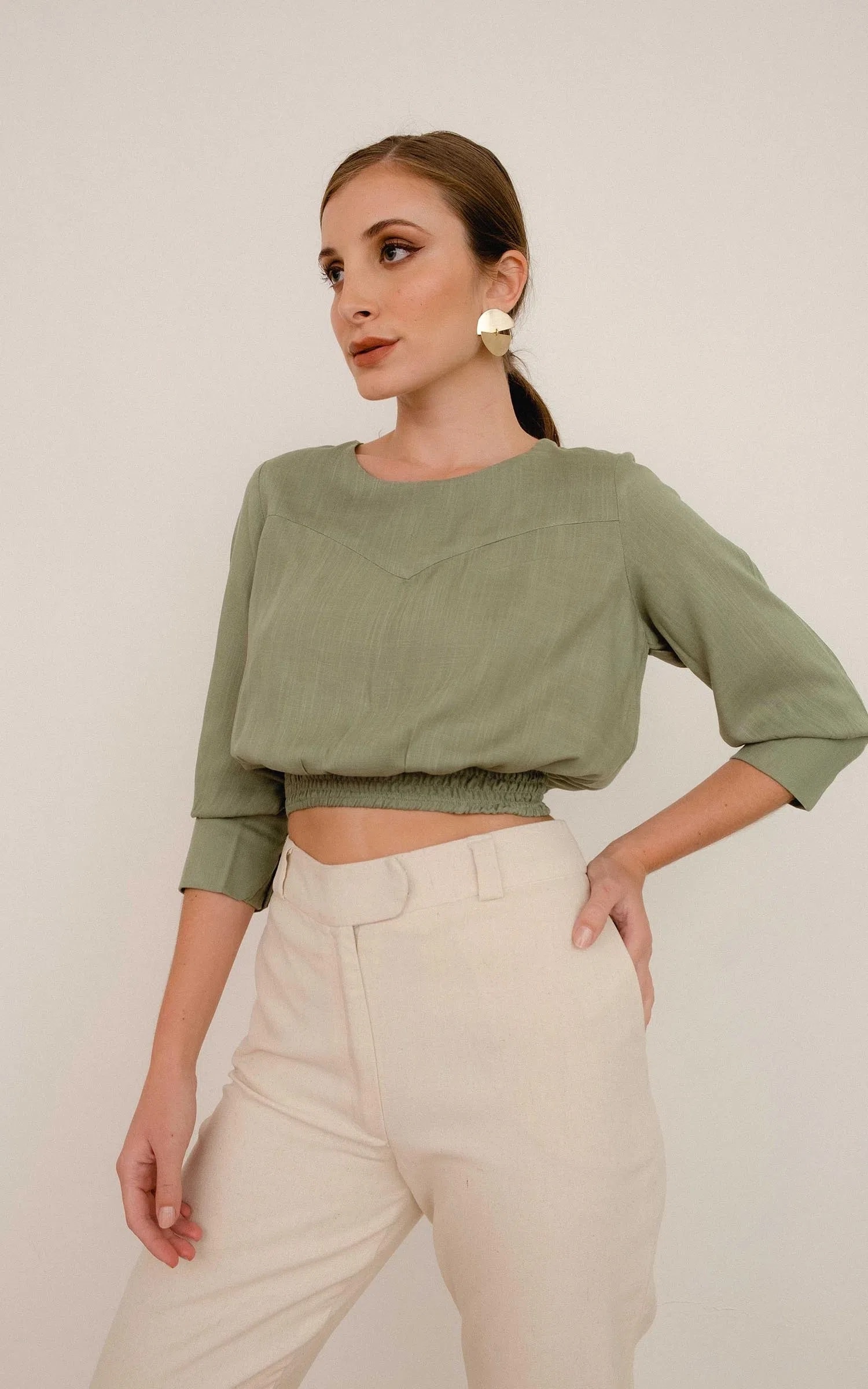 Cropped Organic Verde