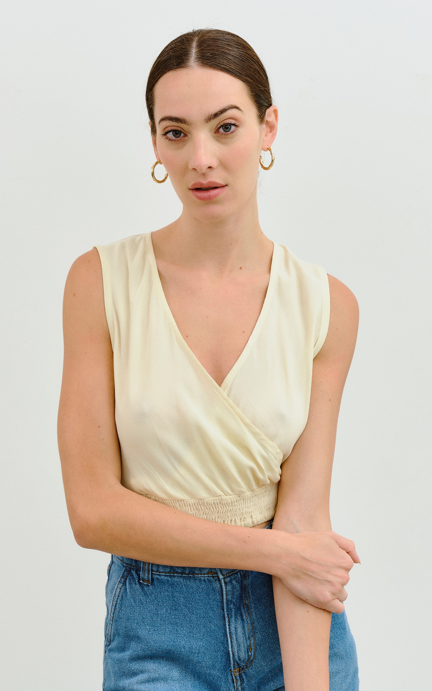 Cropped Orgânico Cru