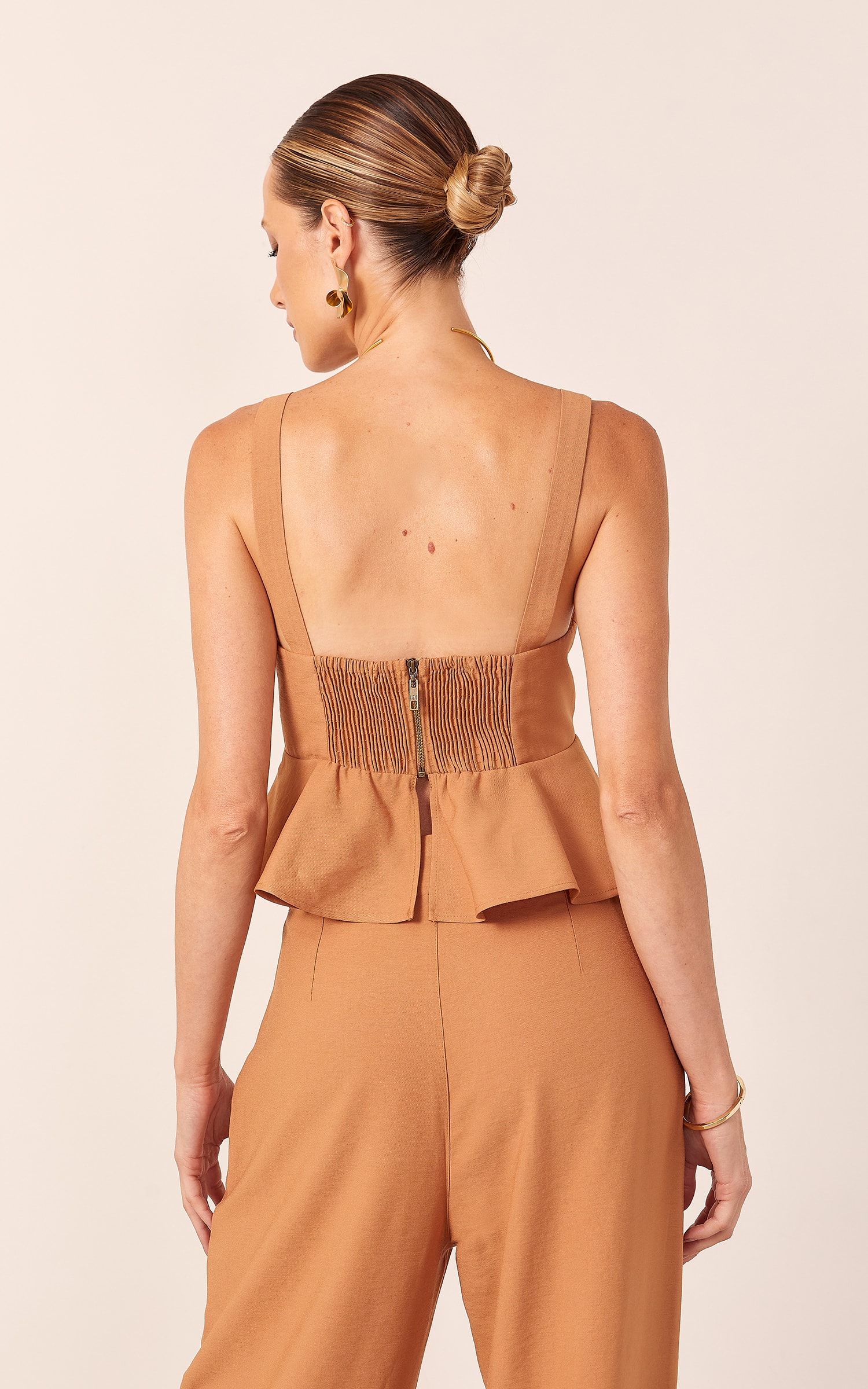 Cropped Pérola Caqui