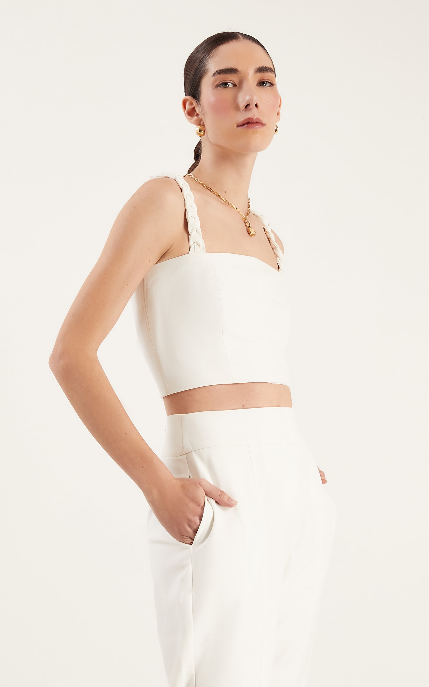 Cropped Recortes Fly Off White