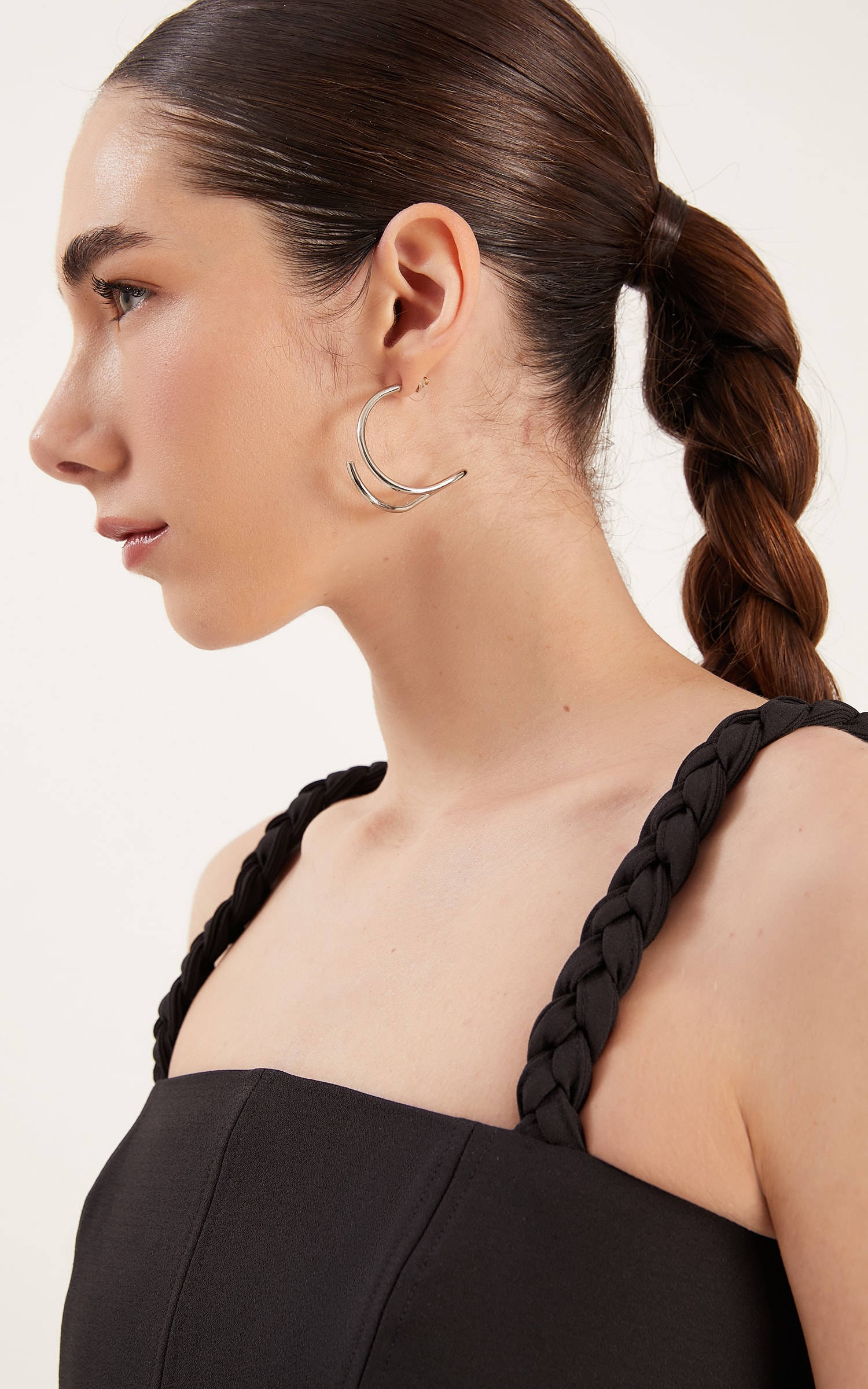 Cropped Recortes Fly Preto