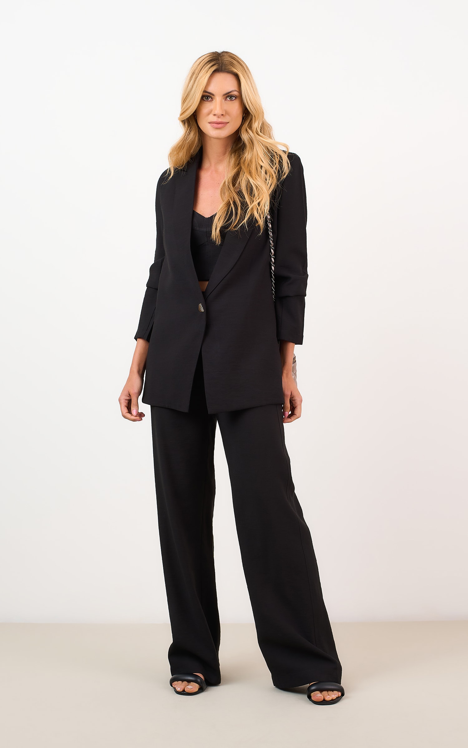 Cropped Ristretto Preto