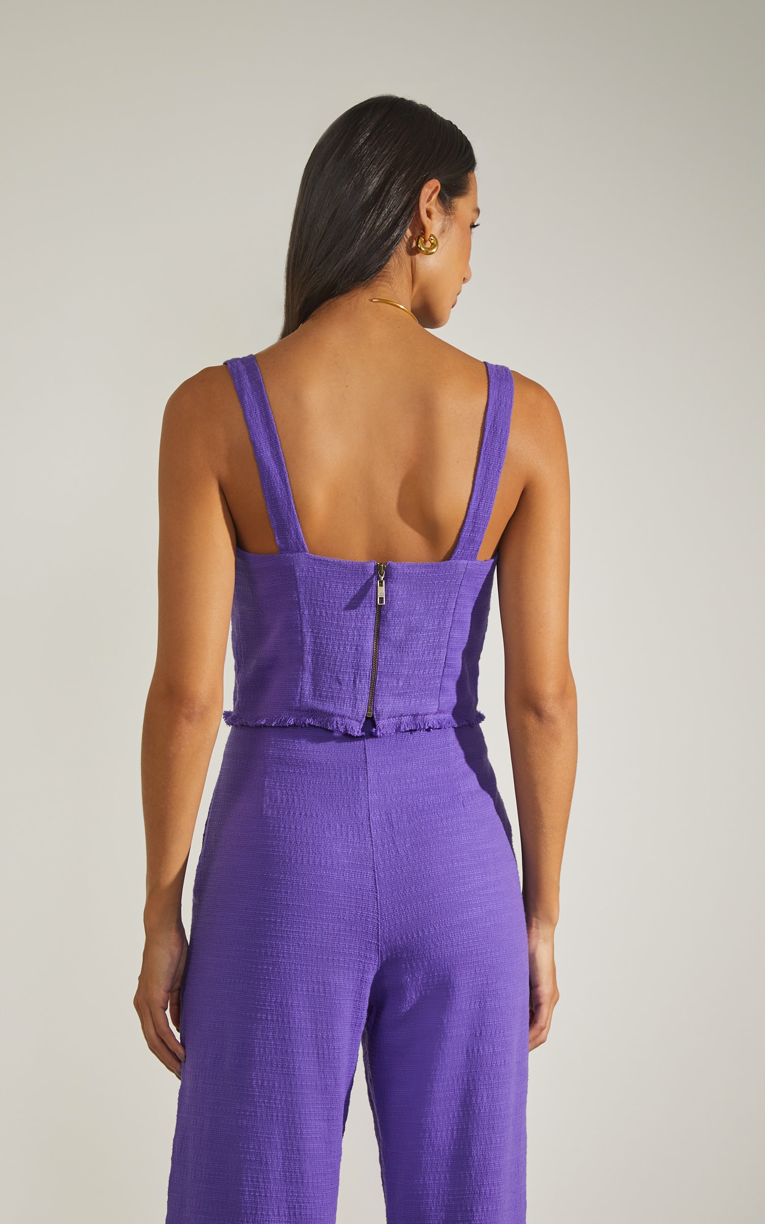 Cropped Riviera Meia Taça Ametista
