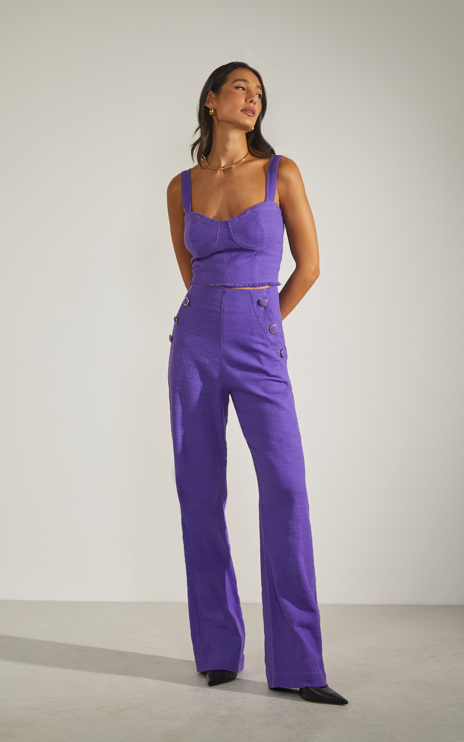 Cropped Riviera Meia Taça Ametista