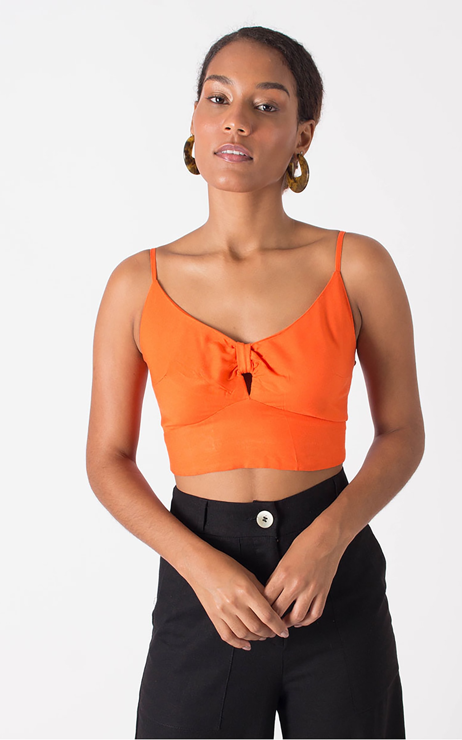 Cropped Saturno Coral