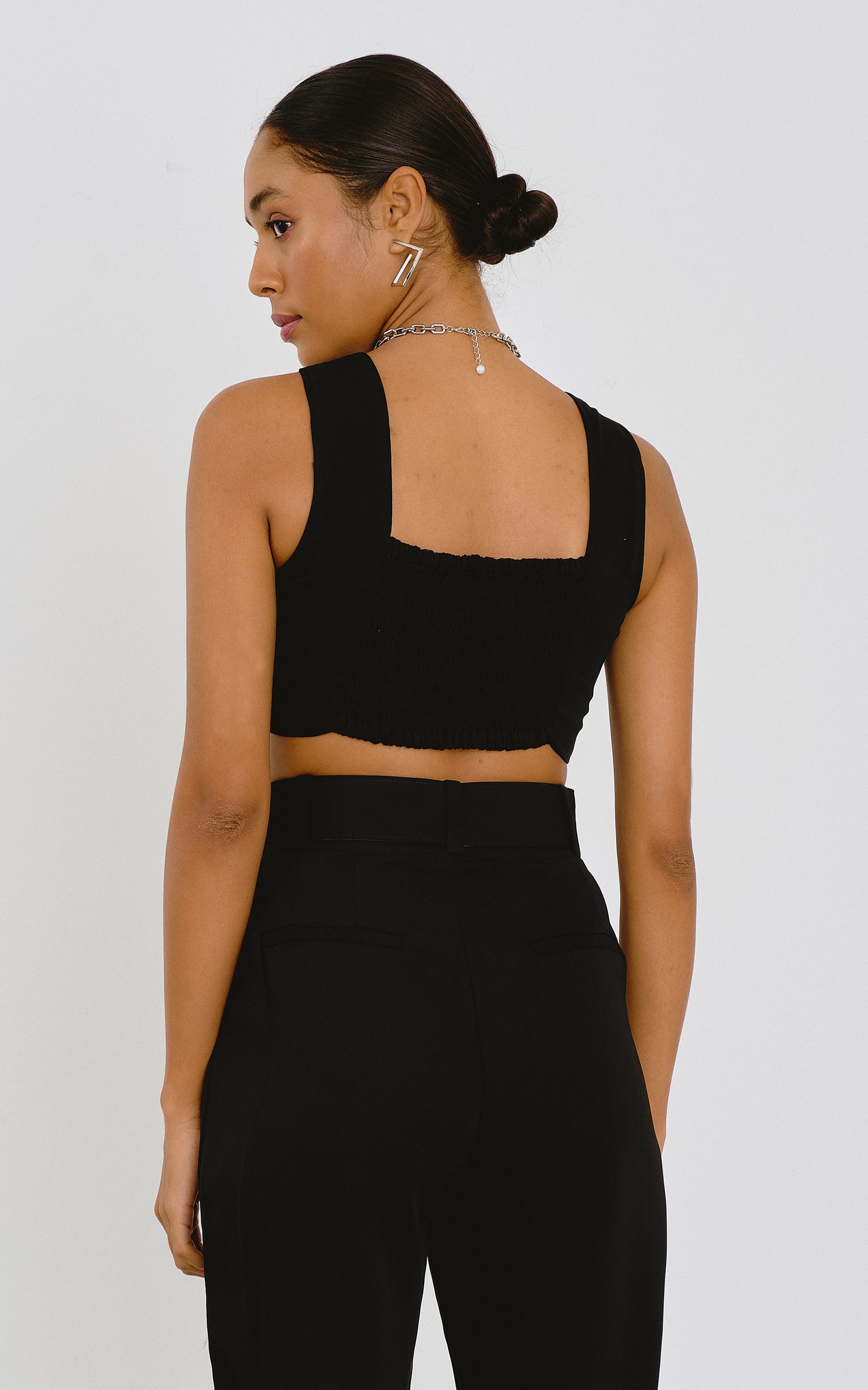 Cropped Slim Preto