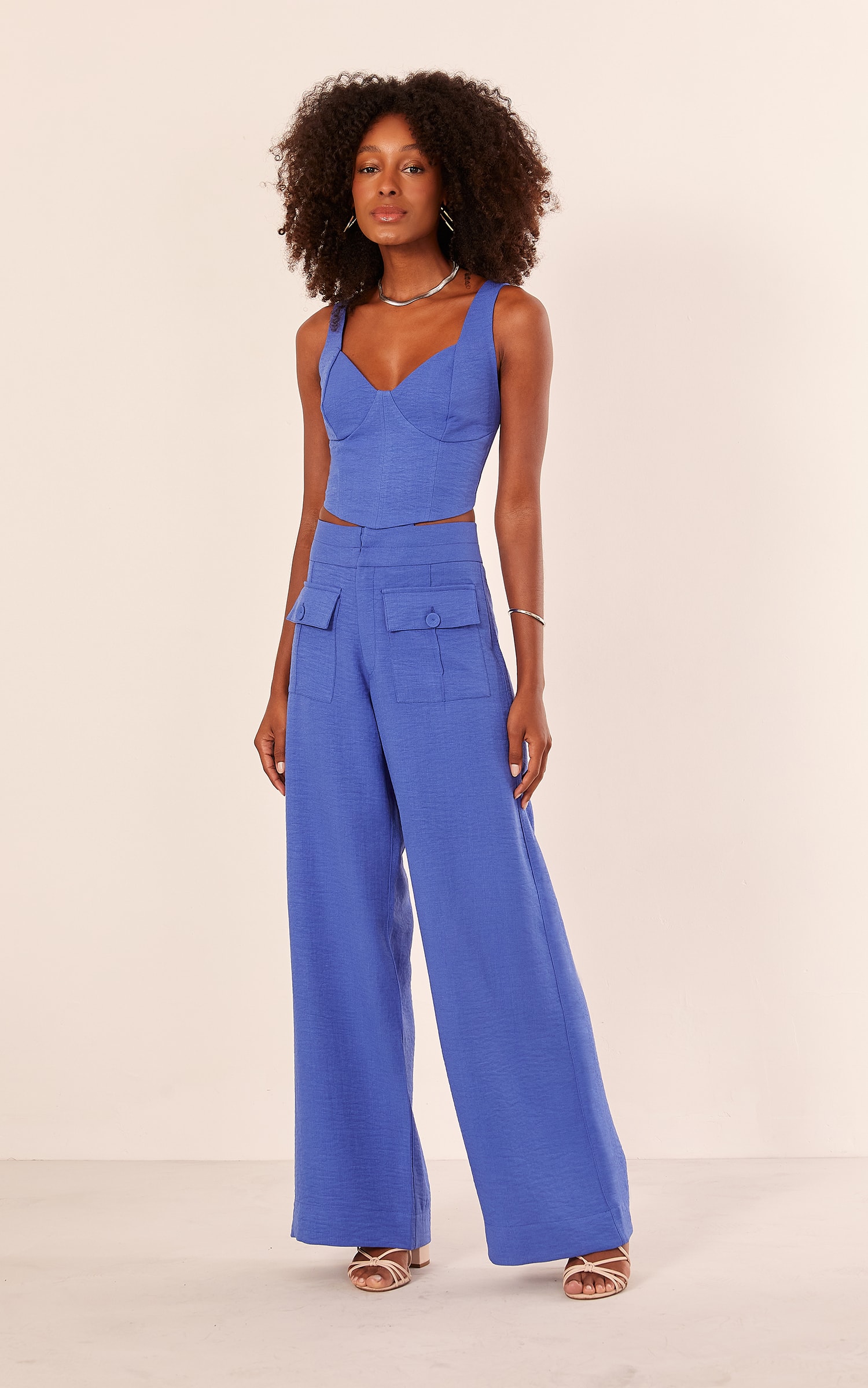 Cropped Style Azul Royal