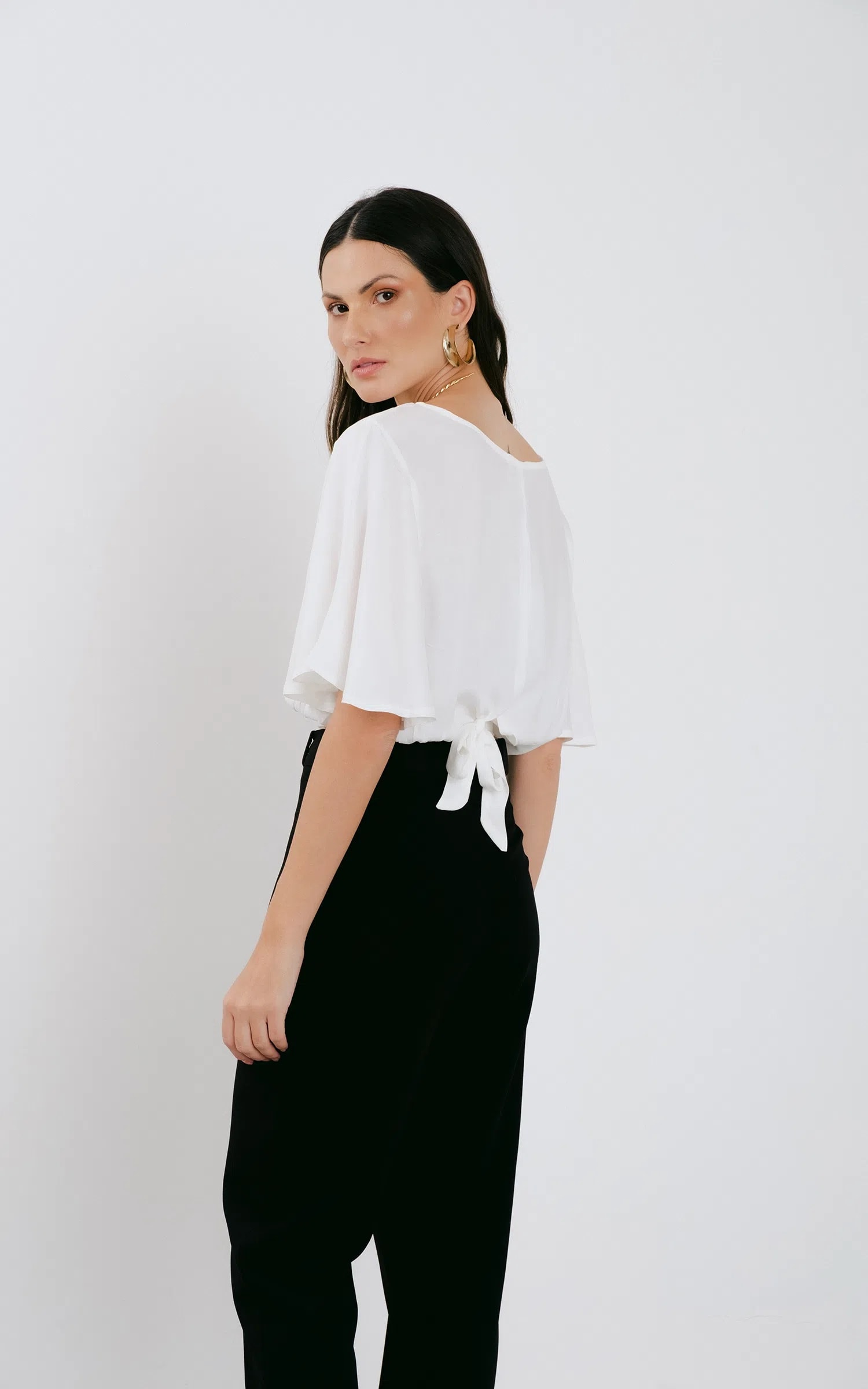 Cropped Sutil Off White