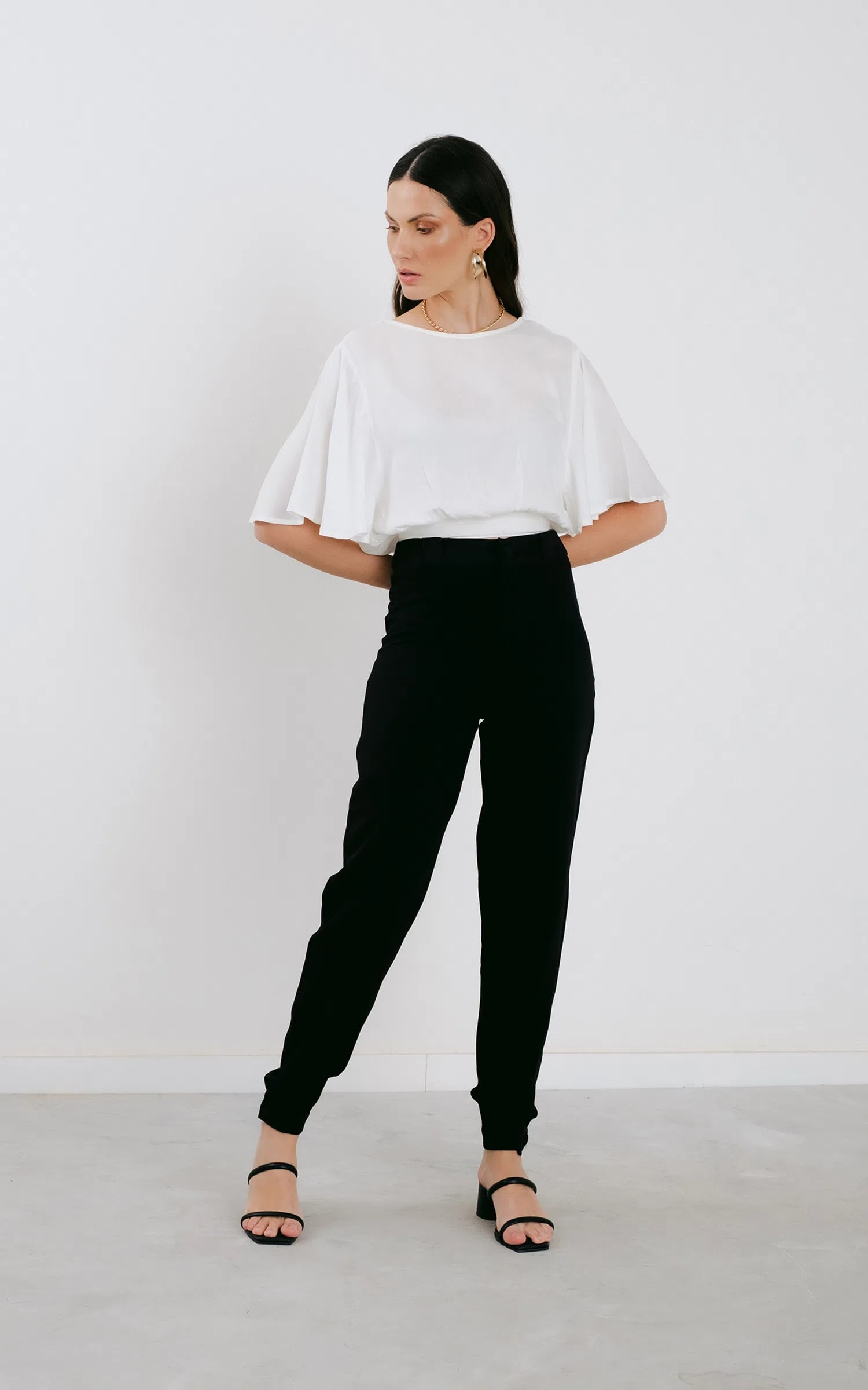 Cropped Sutil Off White