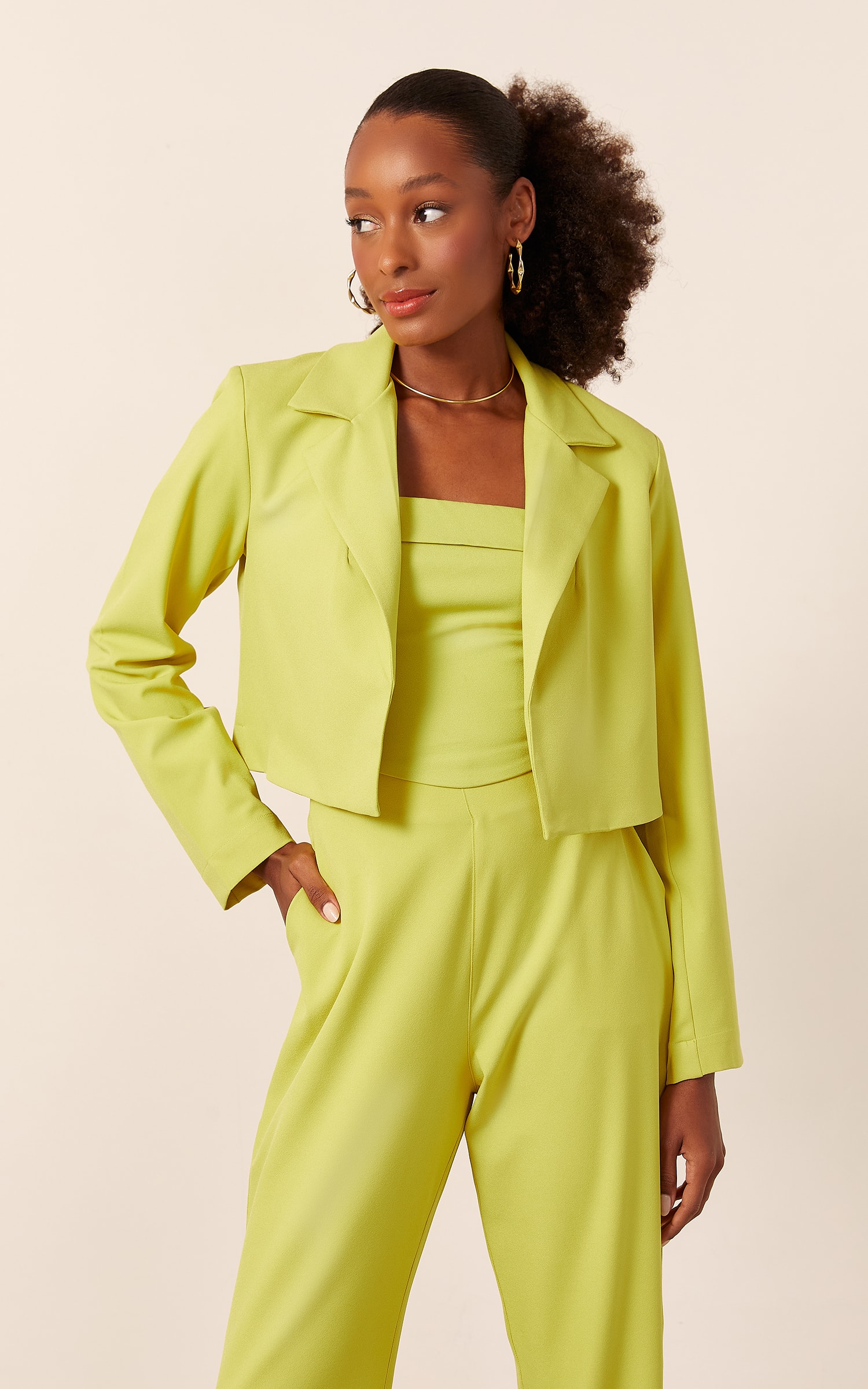 Cropped Sweet Detalhe Ponta Lima