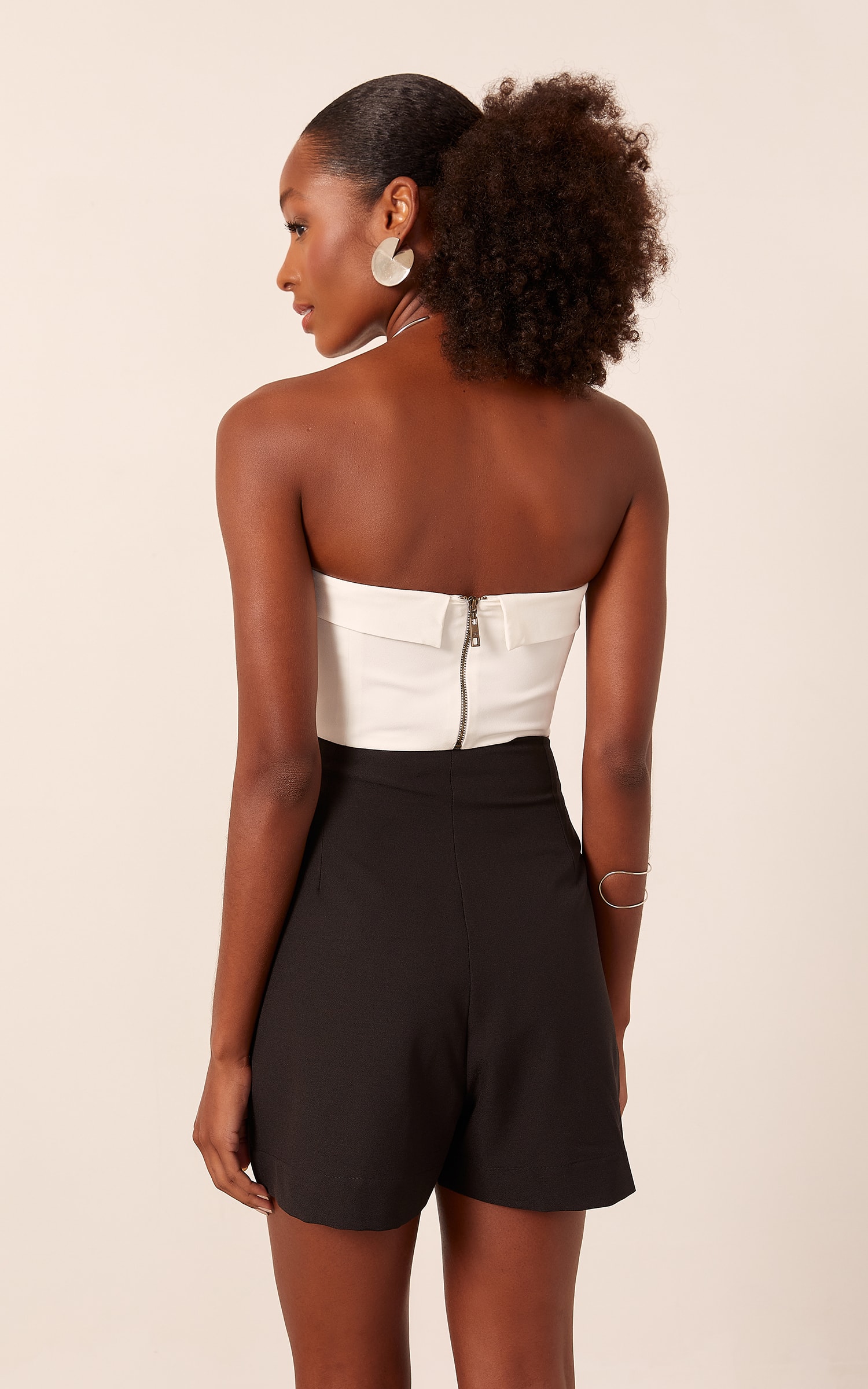 Cropped Sweet Detalhe Ponta Off White