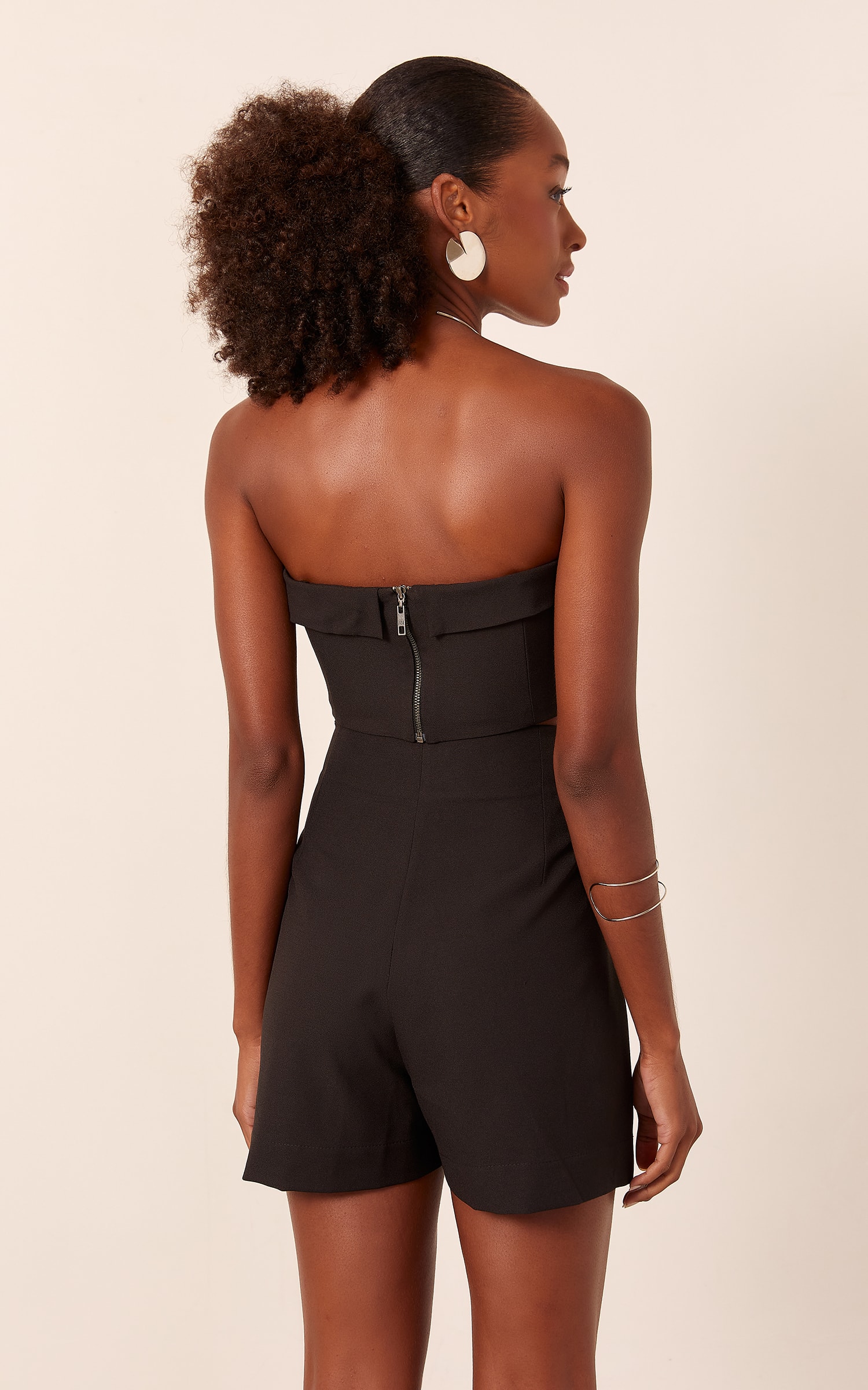 Cropped Sweet Detalhe Ponta Preto