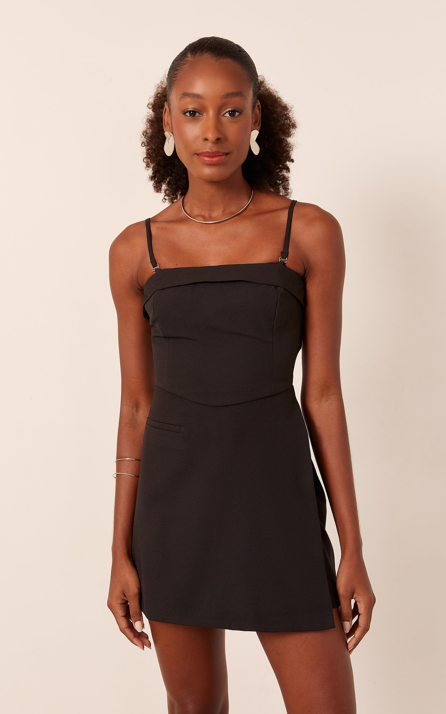 Cropped Sweet Detalhe Ponta Preto