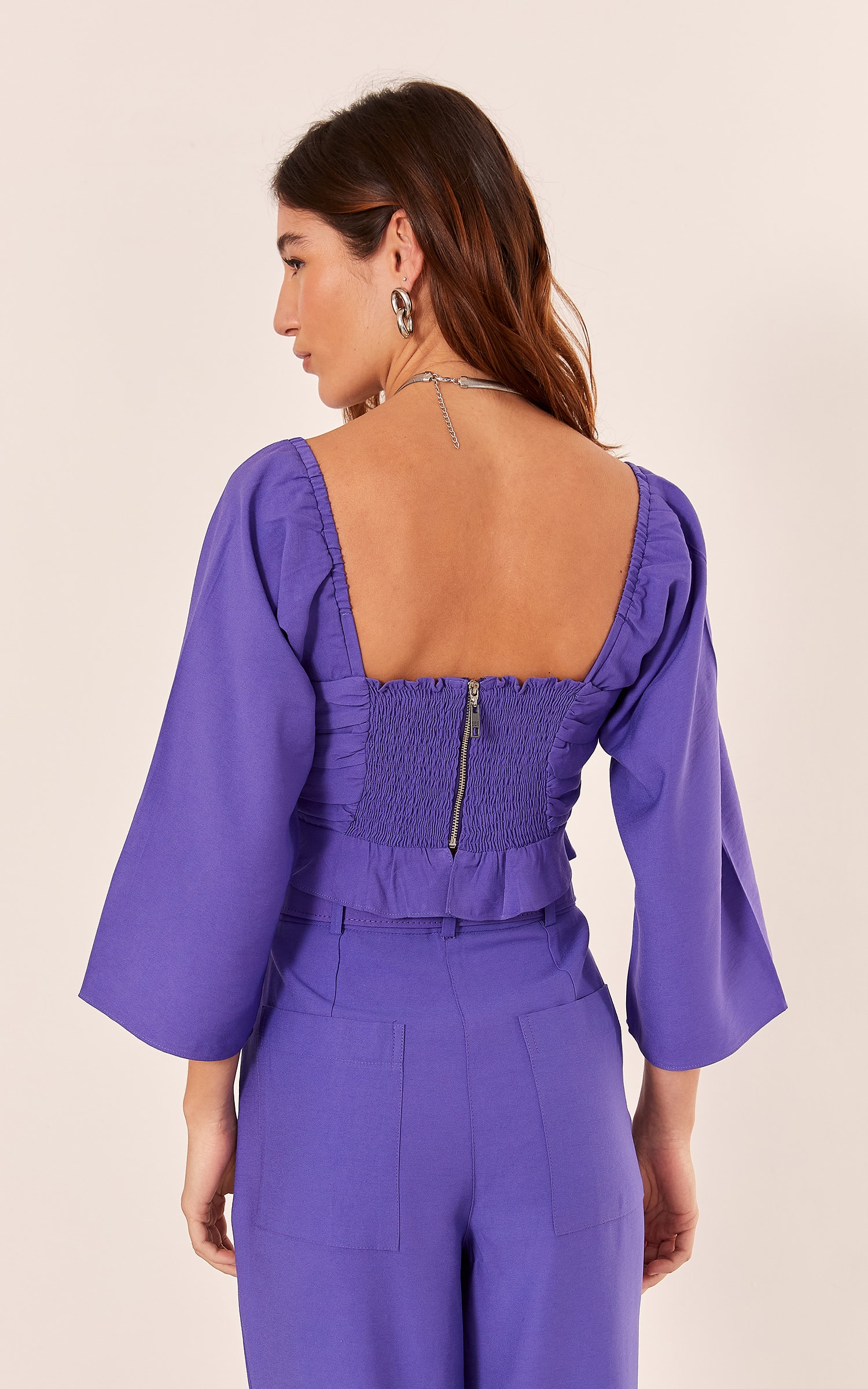 Cropped Trópico Roxo