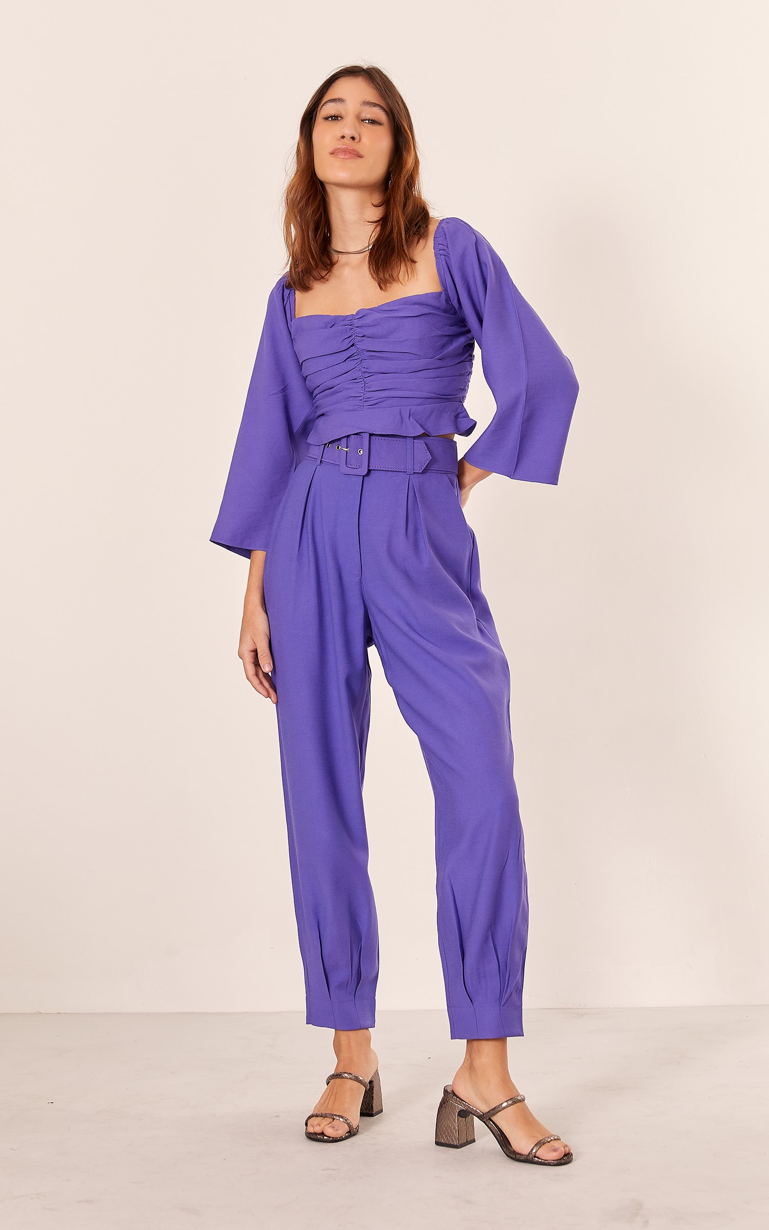 Cropped Trópico Roxo