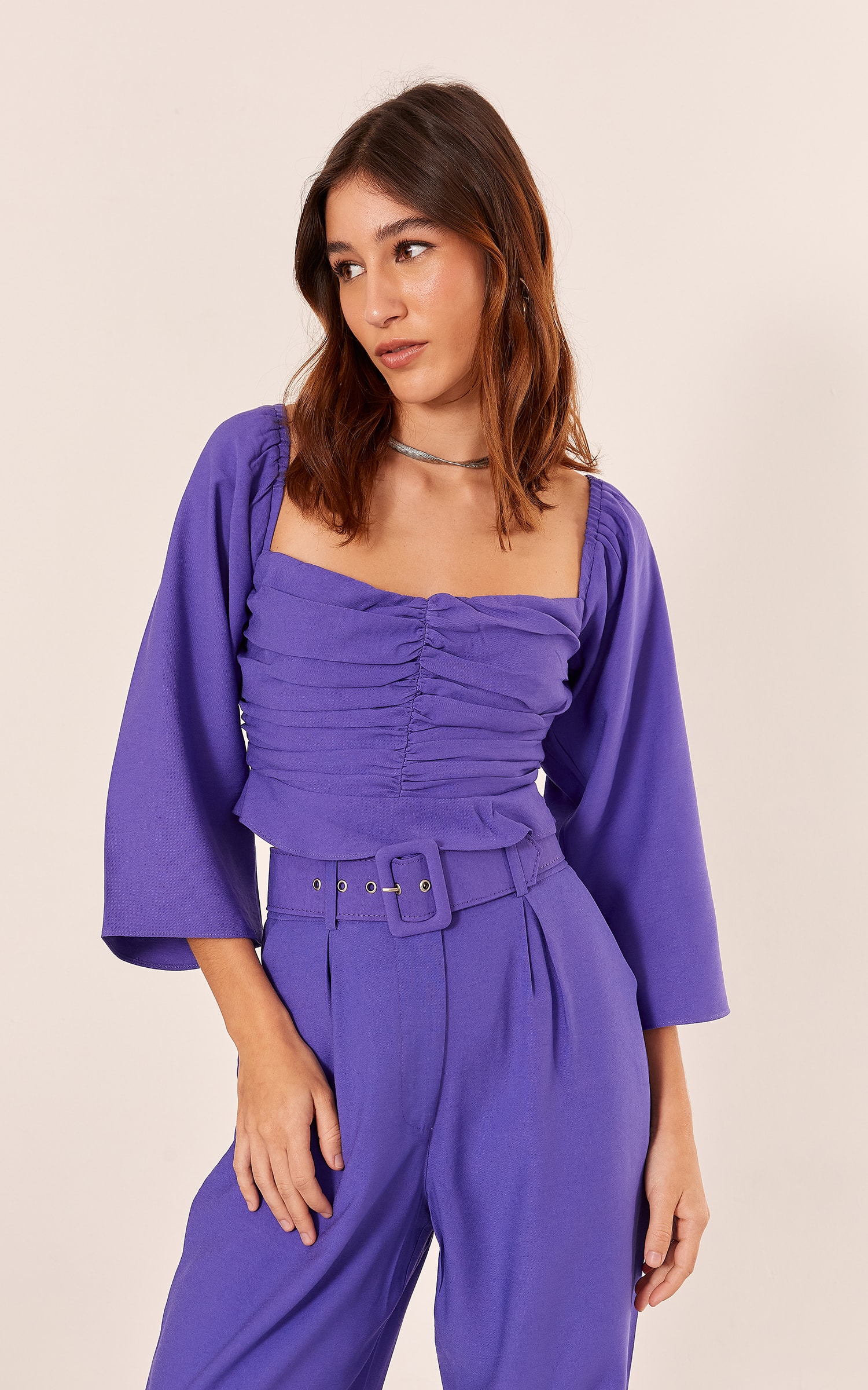 Cropped Trópico Roxo