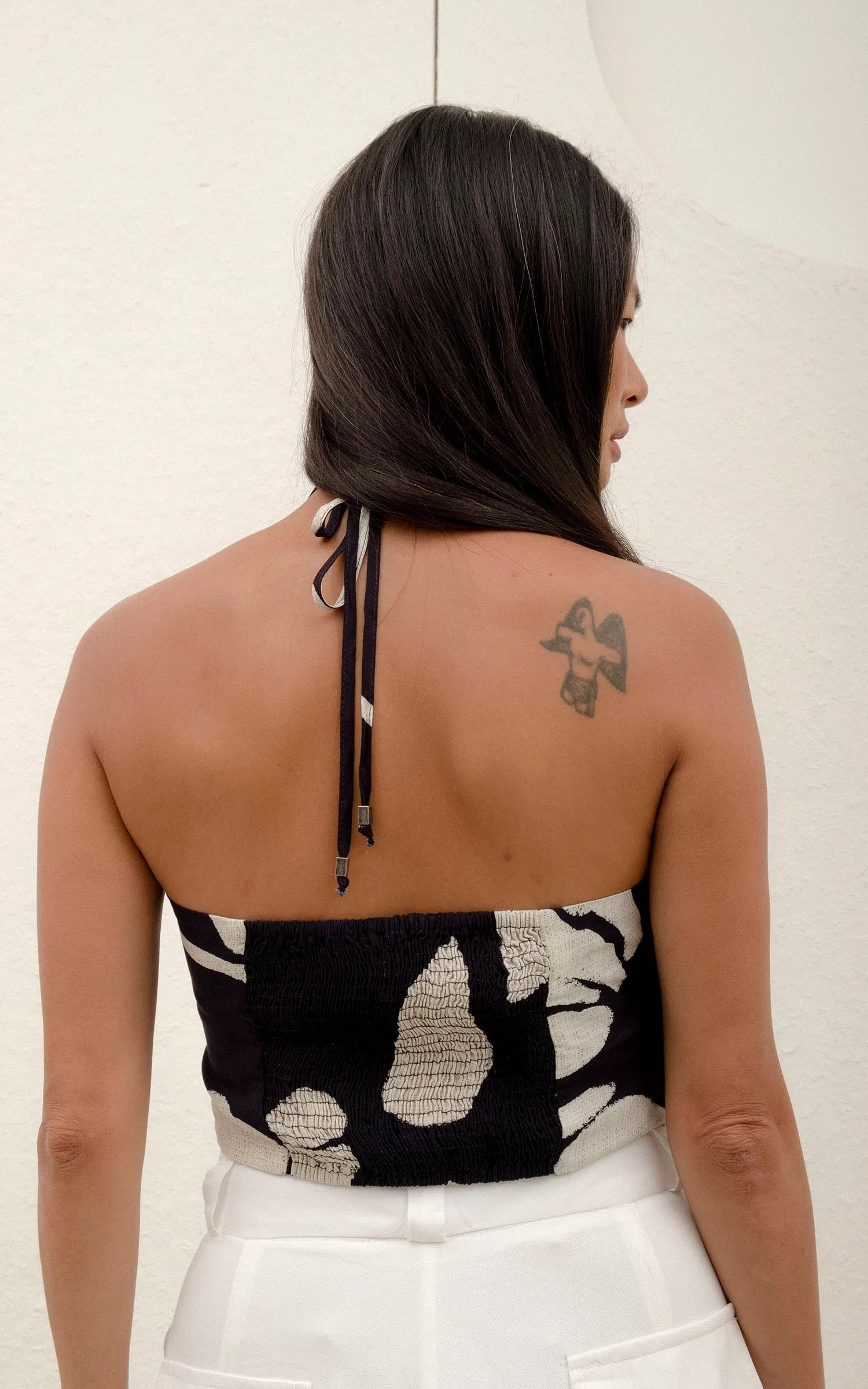 Cropped Tulipa Pb Estampa