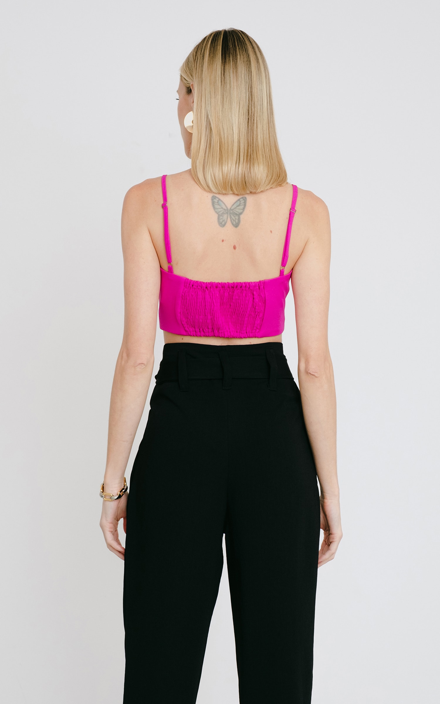 Cropped Urca Roxo