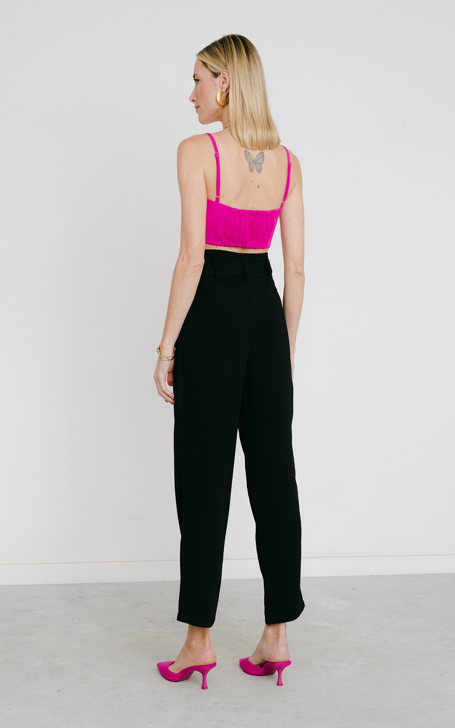 Cropped Urca Roxo
