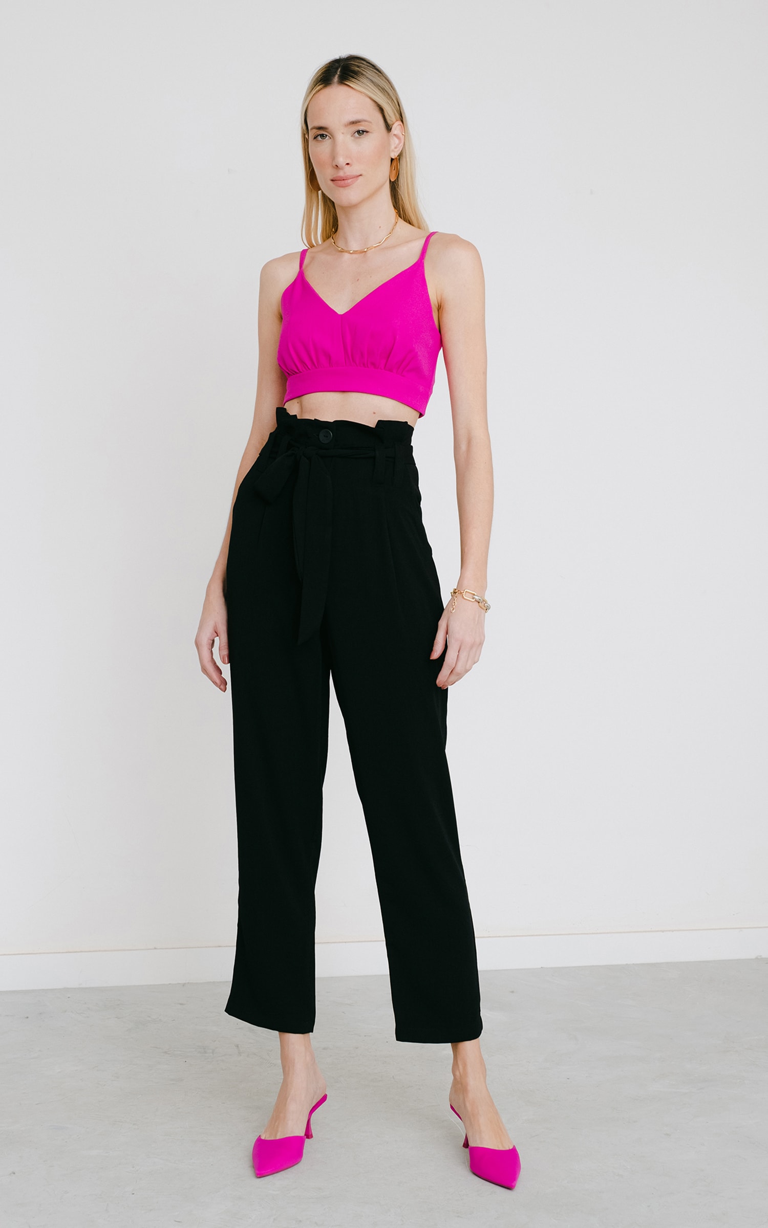 Cropped Urca Roxo
