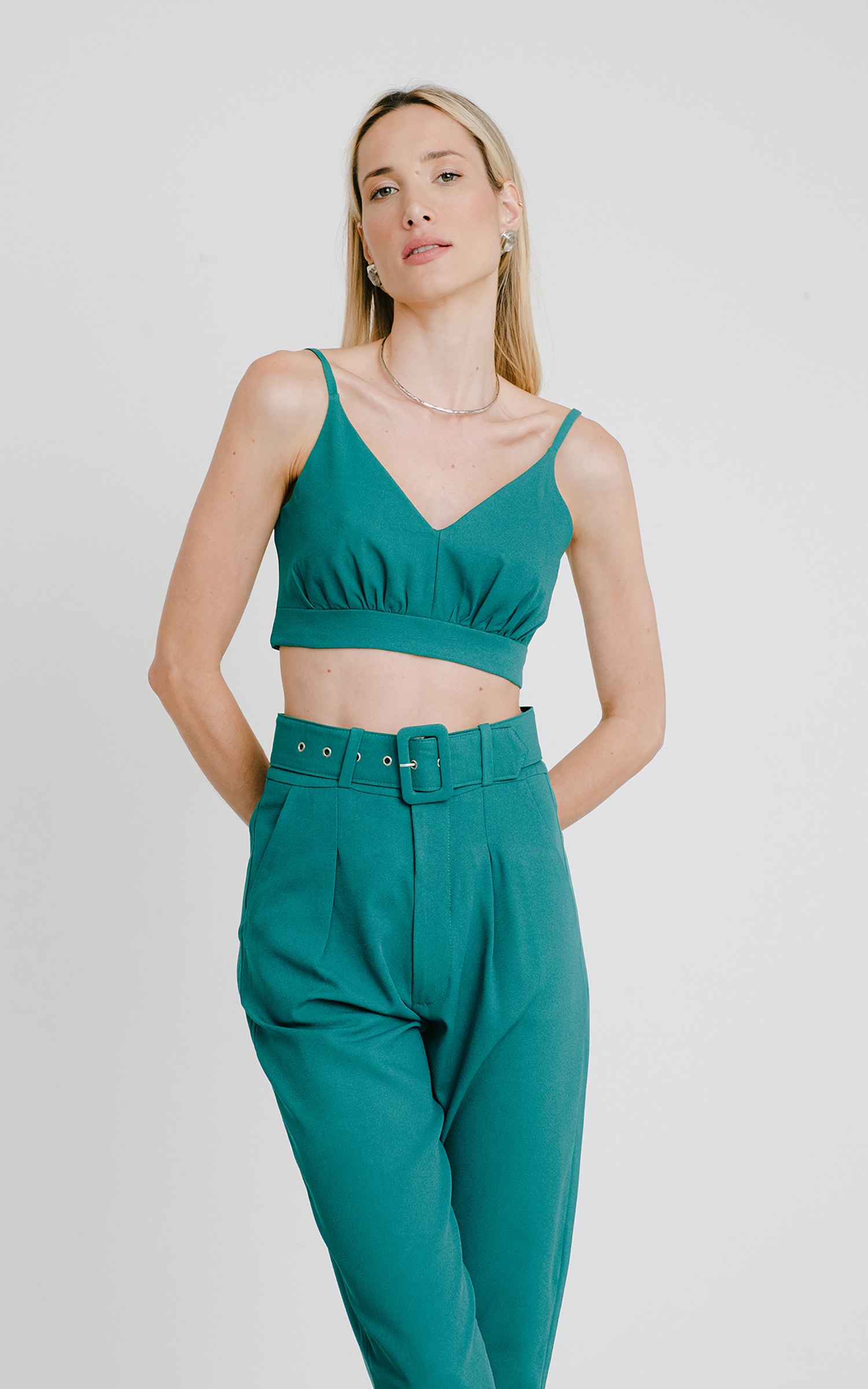 Cropped Urca Verde