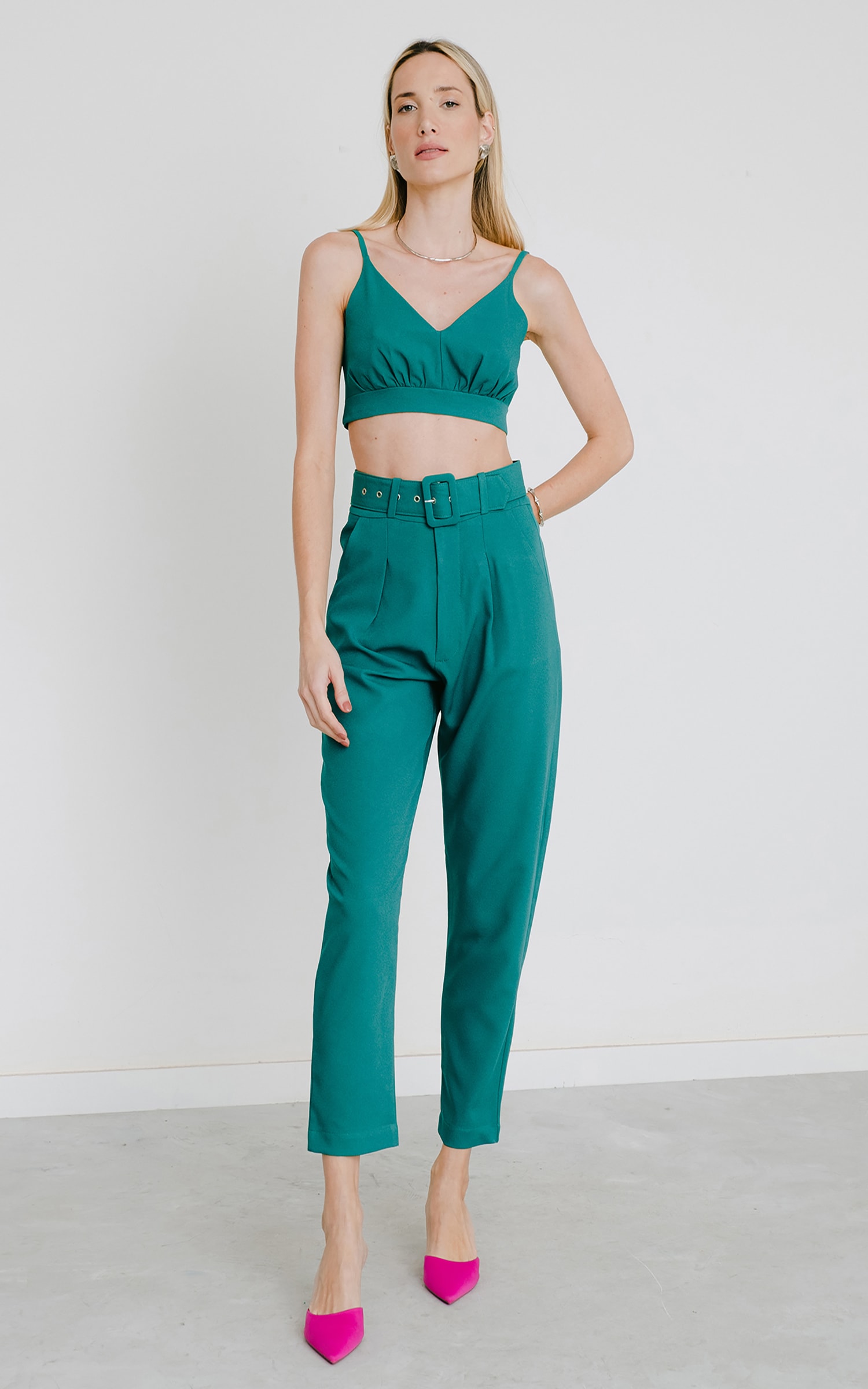 Cropped Urca Verde