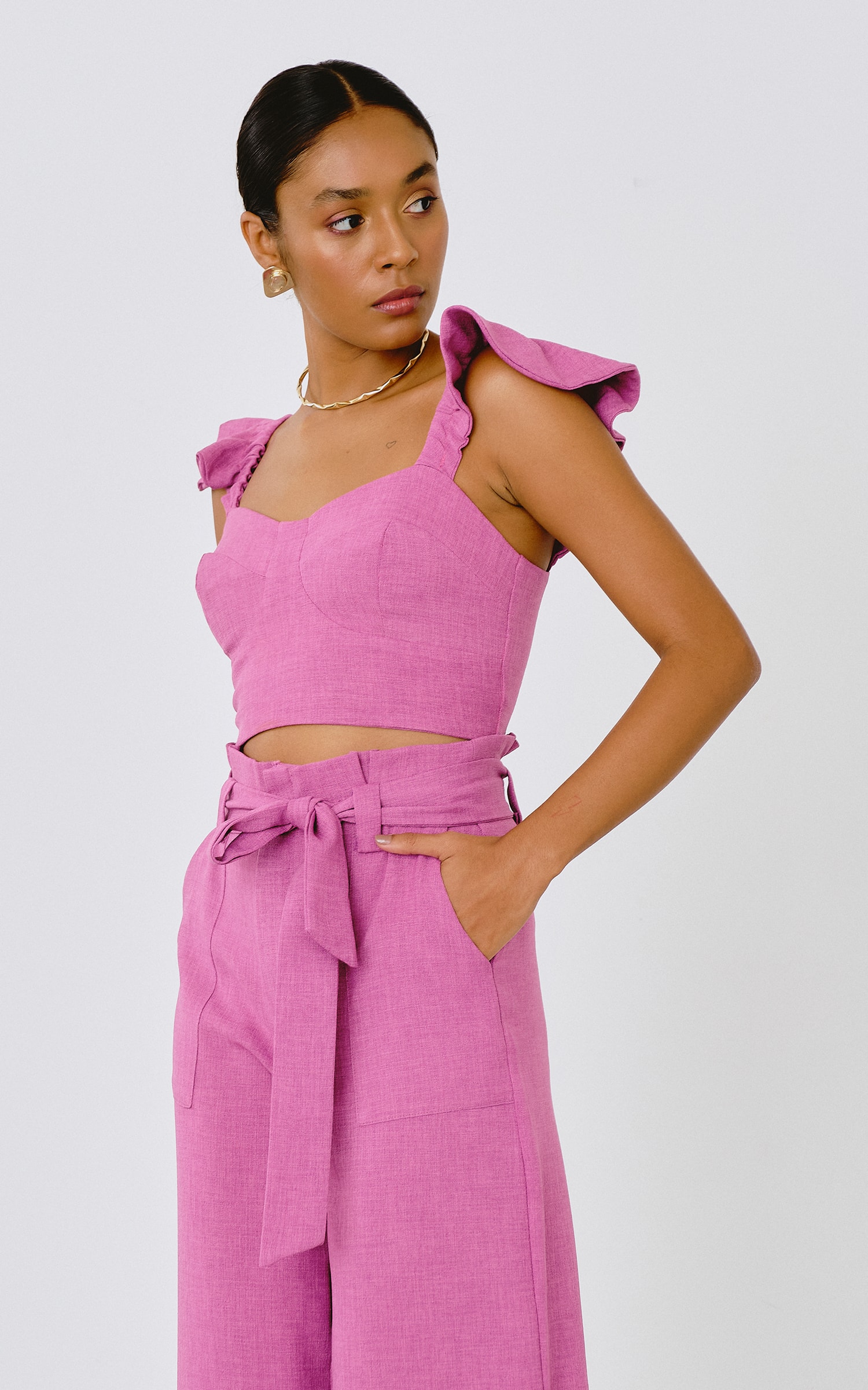 Cropped Vermon Rosa