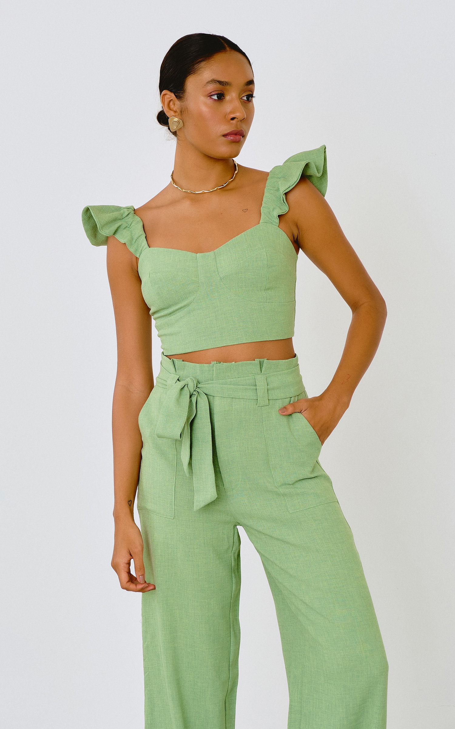 Cropped Vermon Verde