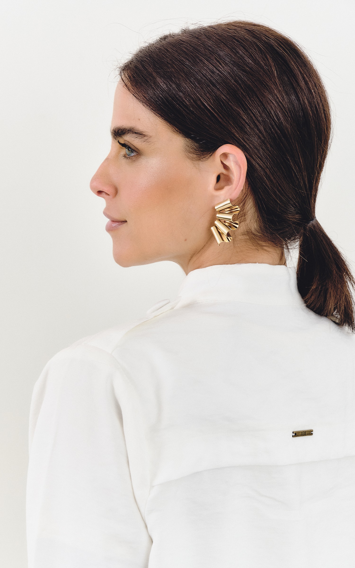 Jaqueta Cropped Self Off White