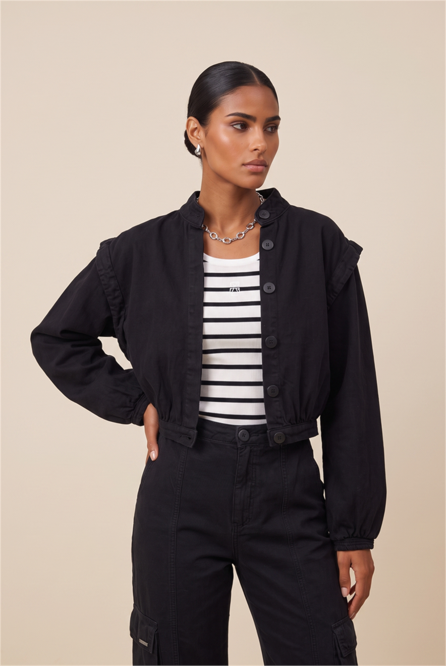 Jaqueta Sarja Cannes Preto