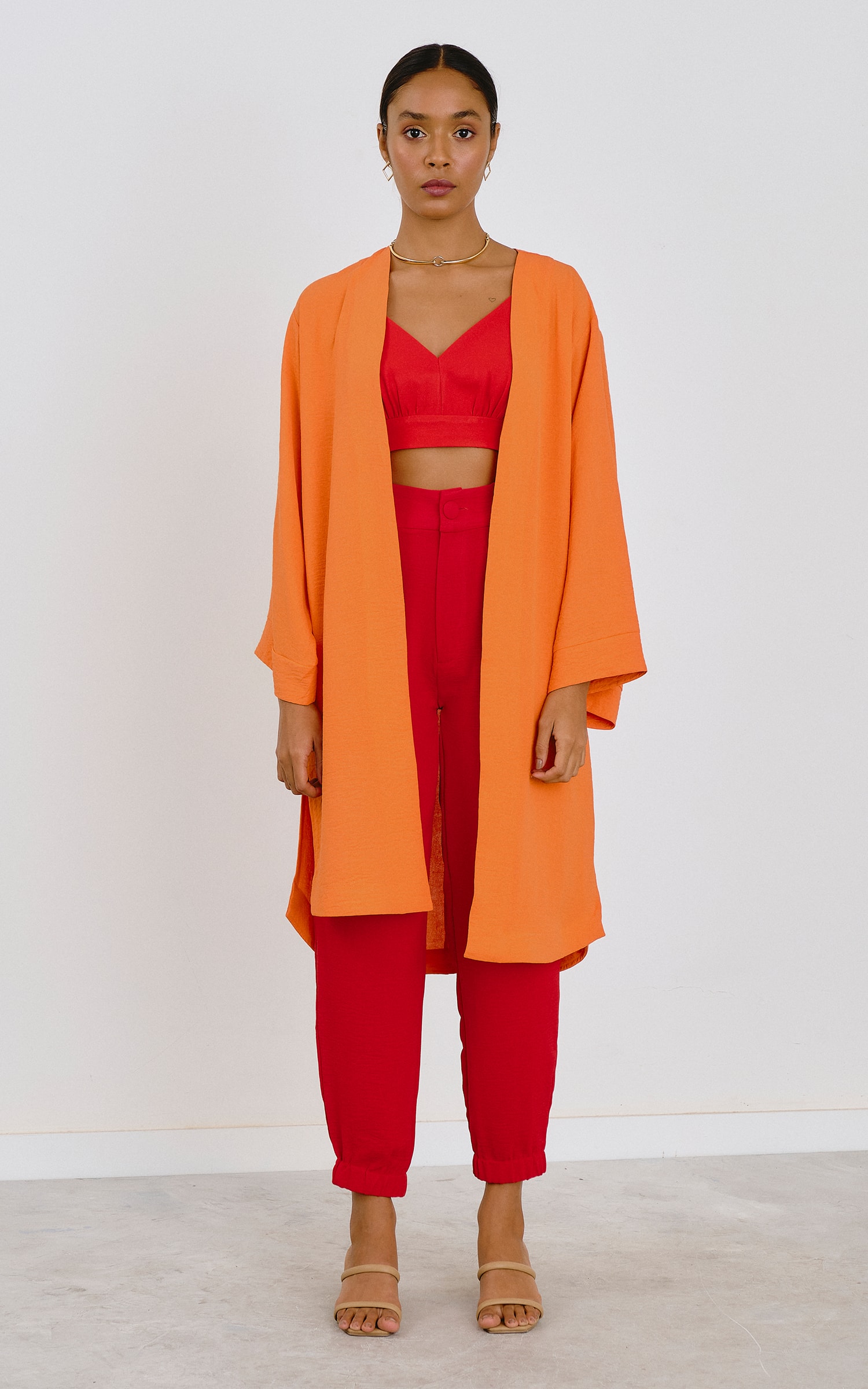 Kimono Nordeste Laranja