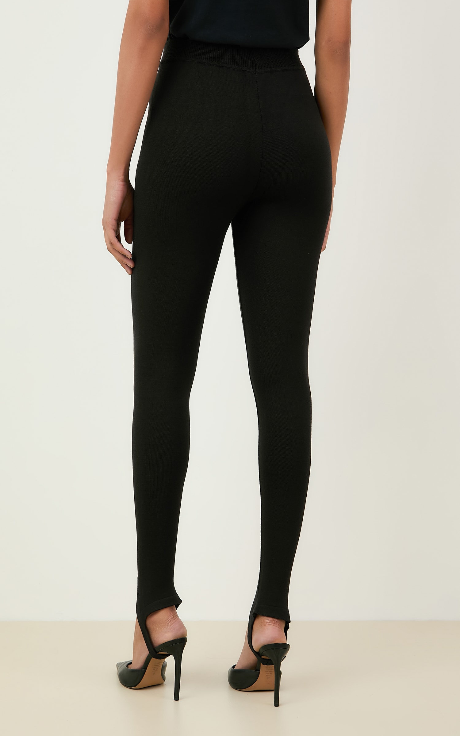 Legging Tricot Fuso Preto
