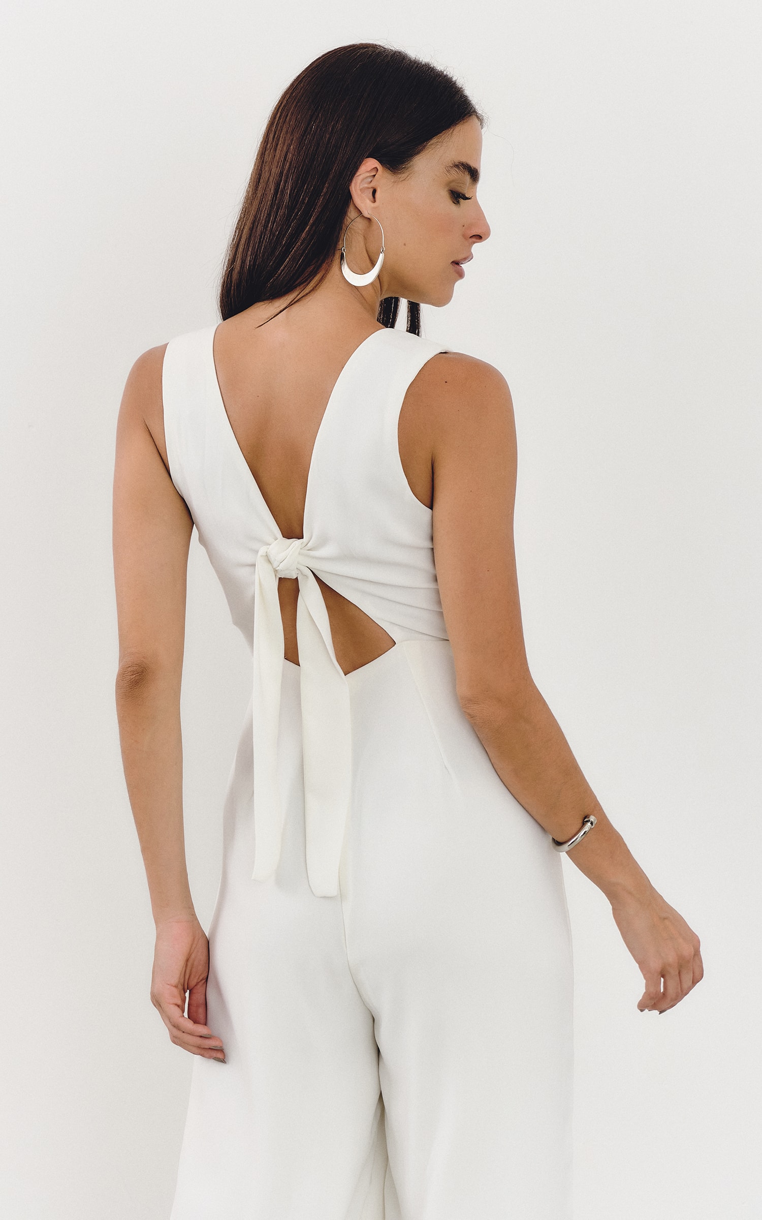 Macacão Amarração Off White