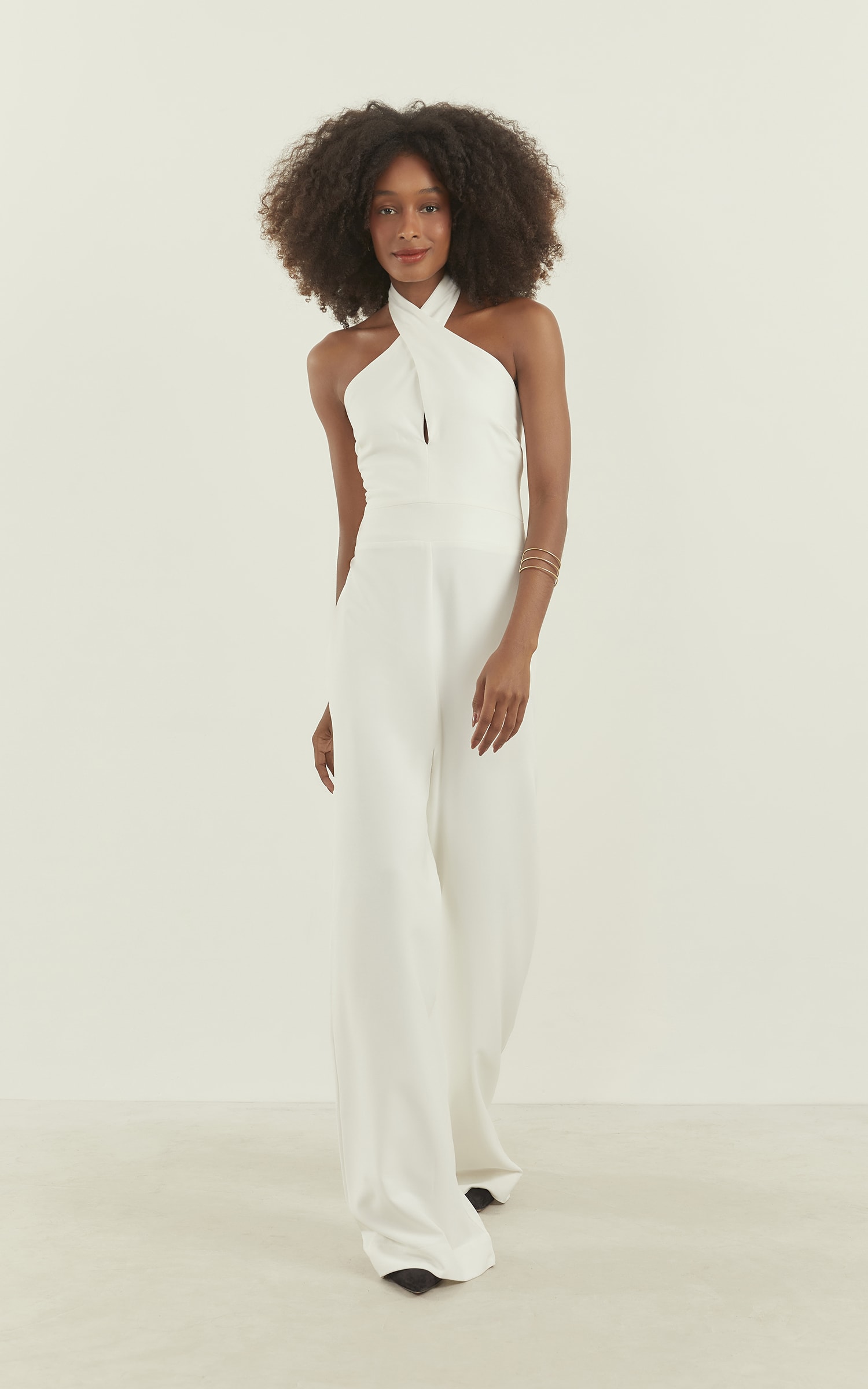 Macacão Dalia Amarração Off White