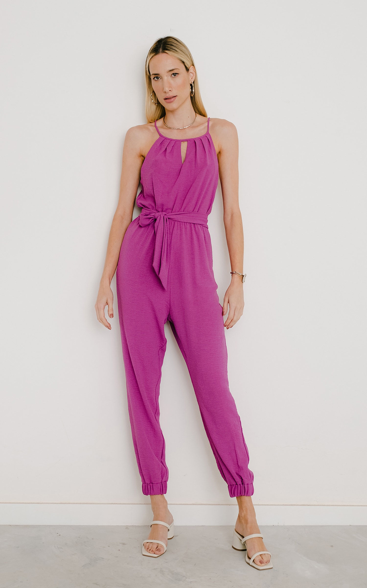 Macacão Longo Frescor Roxo