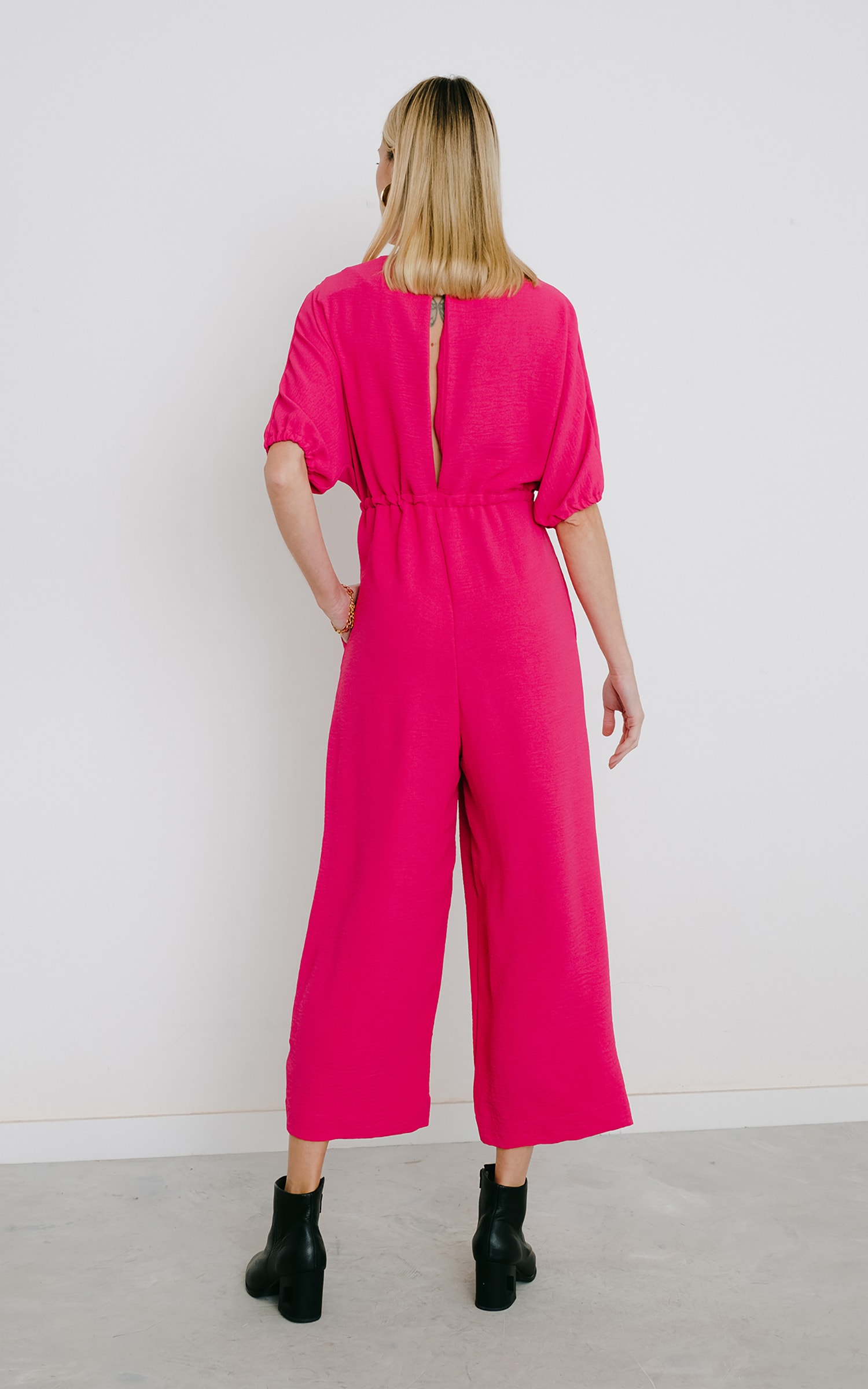 Macacão Midi Sertão Rosa