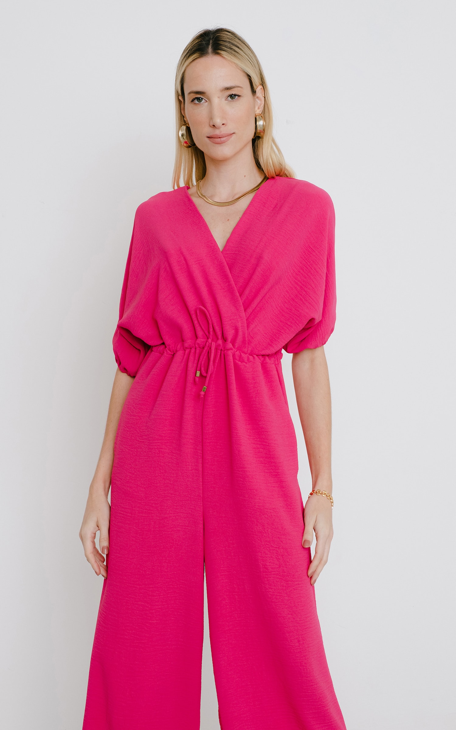Macacão Midi Sertão Rosa