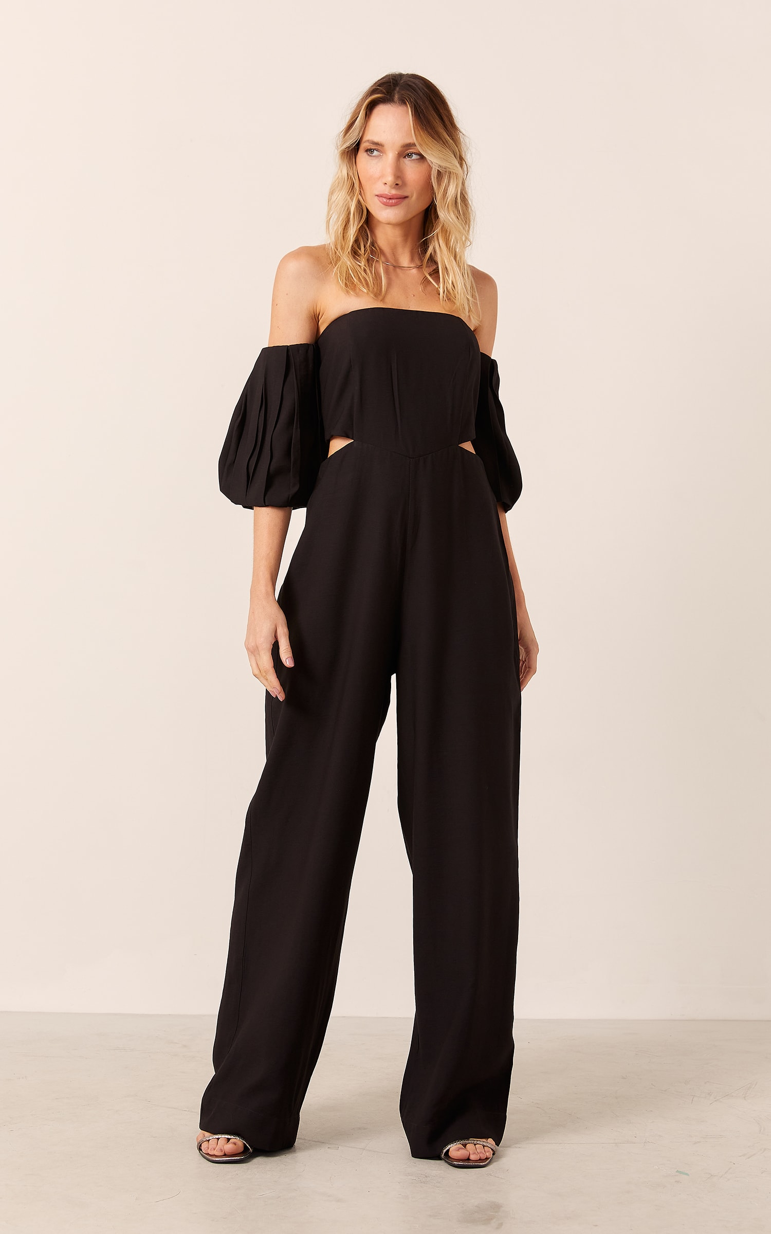 Macacão Pérola Corset Preto